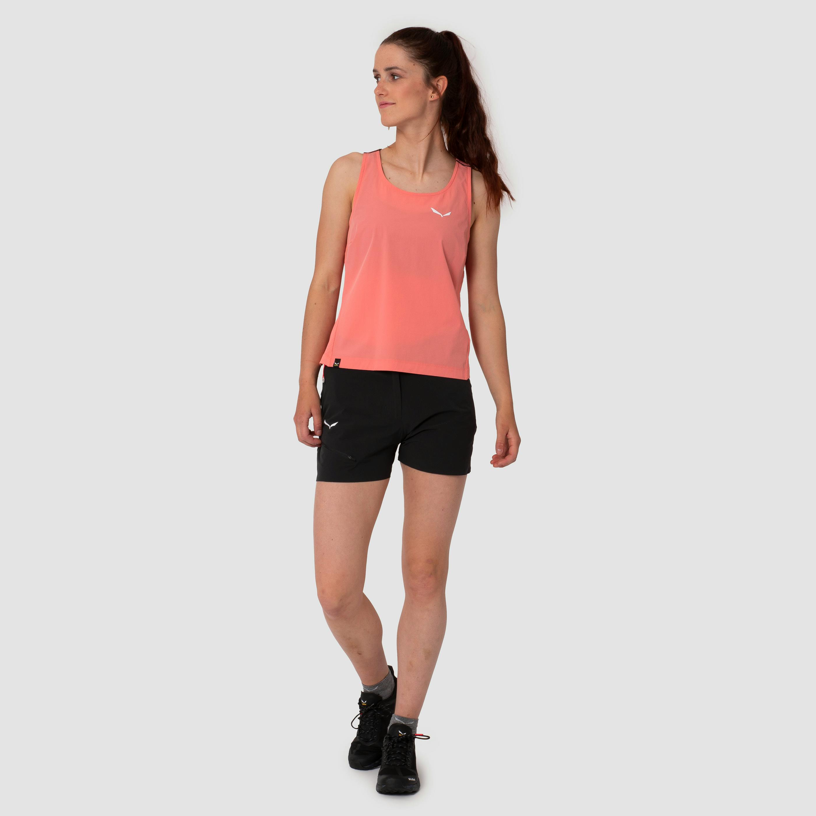 Salewa Pedroc Dry Hybrid Tank – Canotta Donna Traspirante In Poliestere Riciclato, Per Speed Hiking E Caldo
