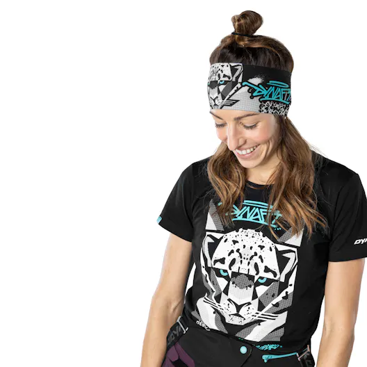 Snow Leopard Headband Unisex on_body image
