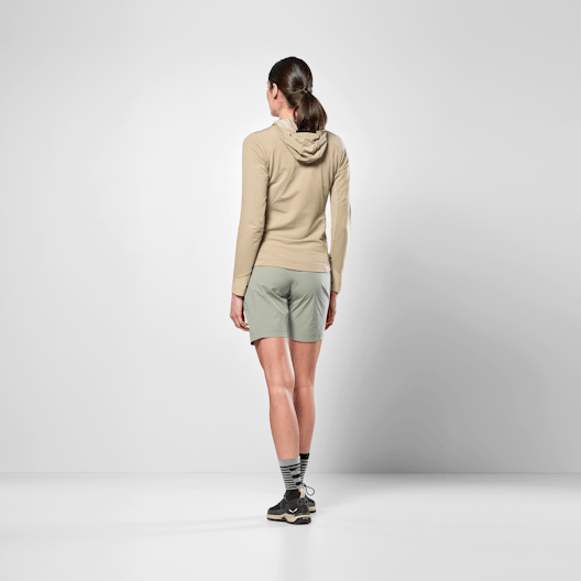 Puez Merino Durastretch Felpa con Cerniera Donna on_body image