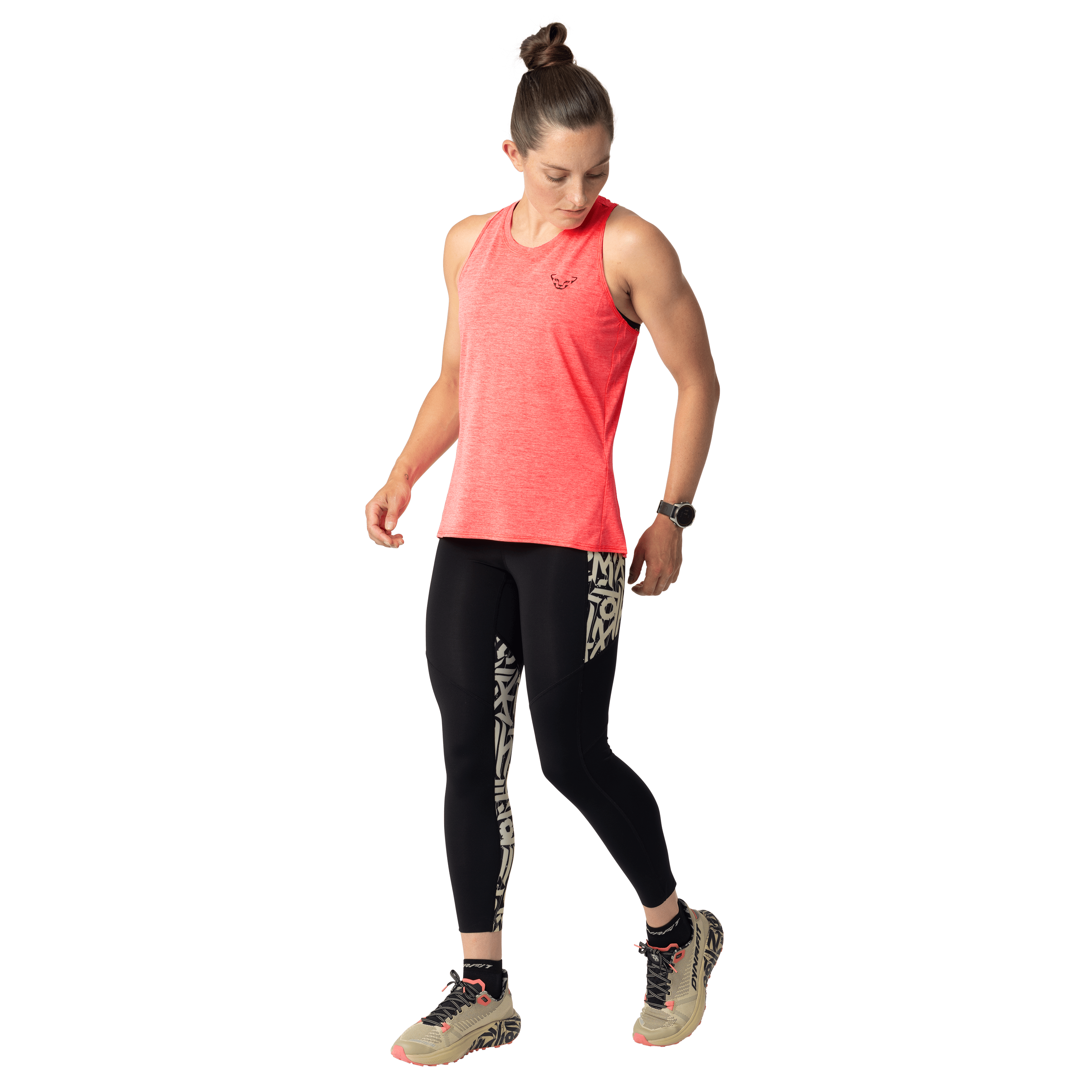 Canotta Trail da donna on_body image