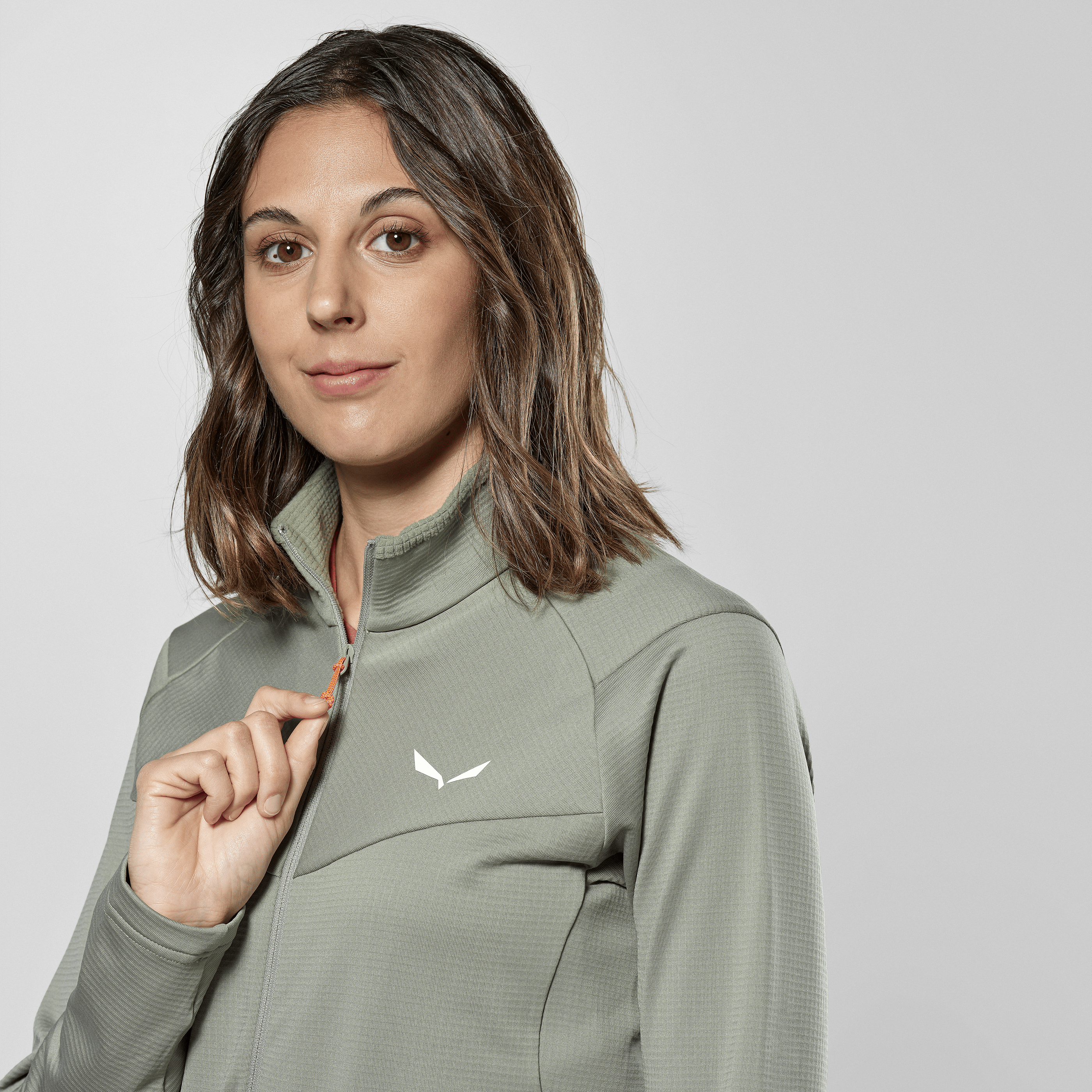 Puez Cammino Polarlite Half Zip Jacket Women tech_detail image