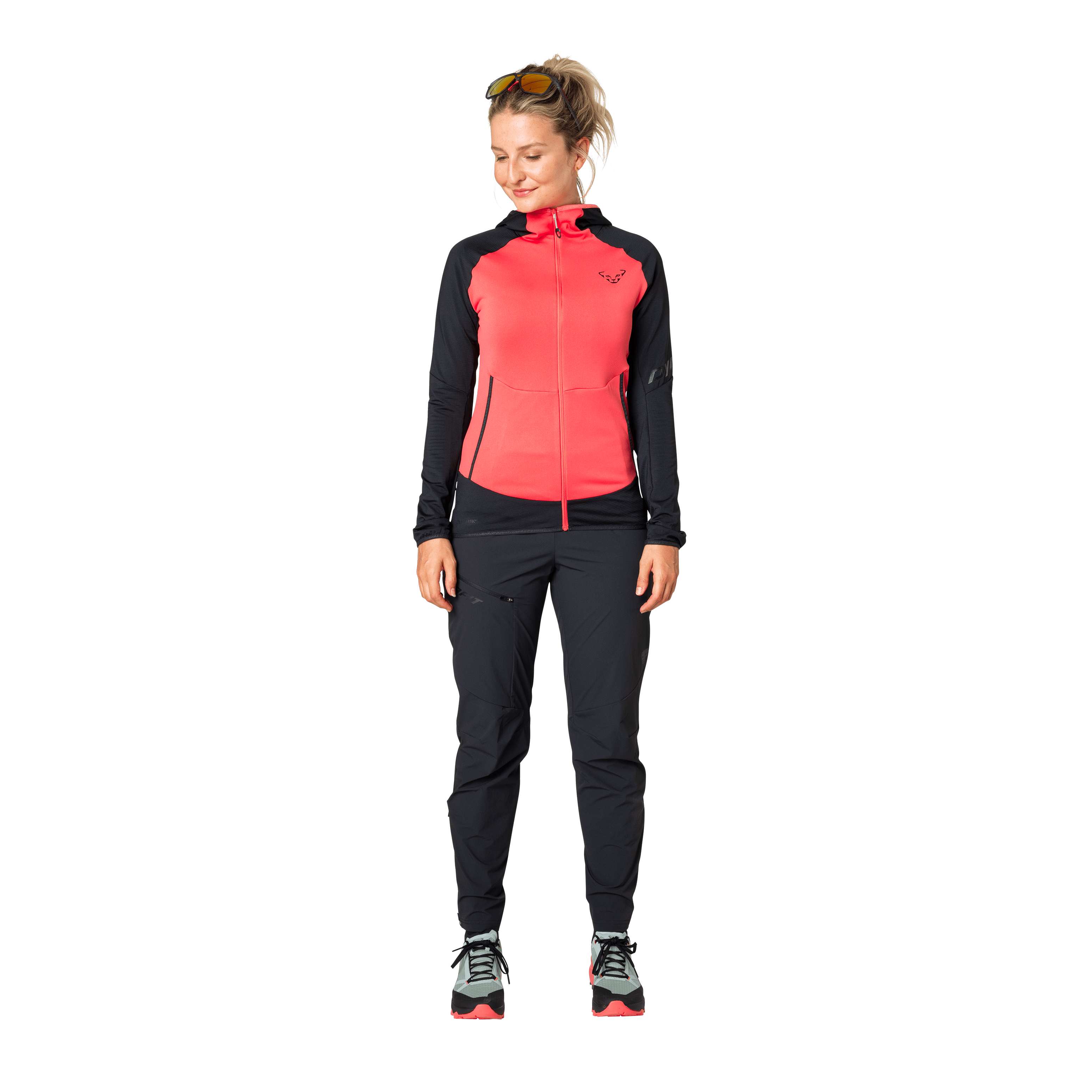 Hoodie Transalper Light Polartec® femmes on_body image