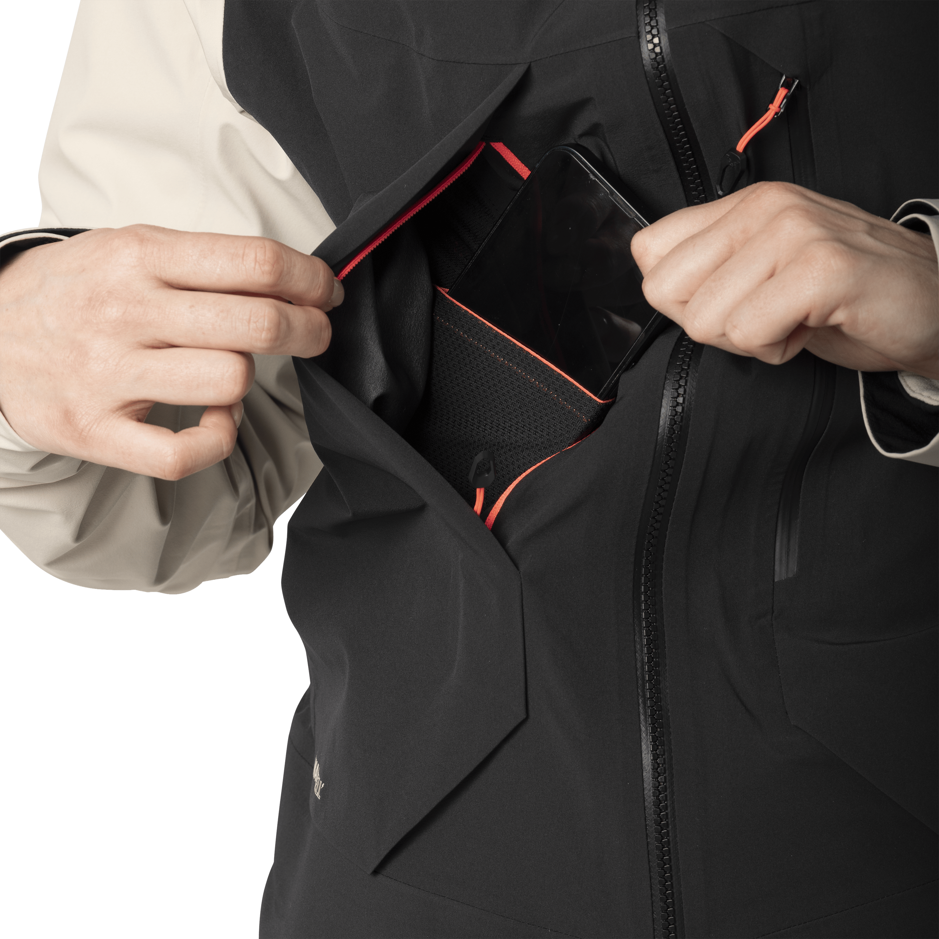 Tigard 3L Stretch Jacket Woman tech_detail image