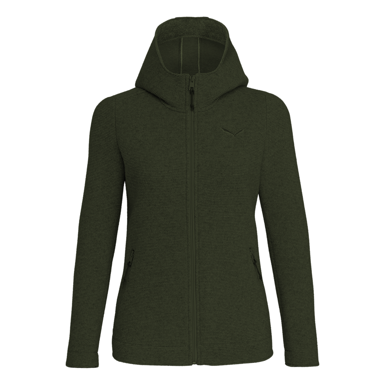 Sarner 2 Layers Wool Hooded Jacket Women