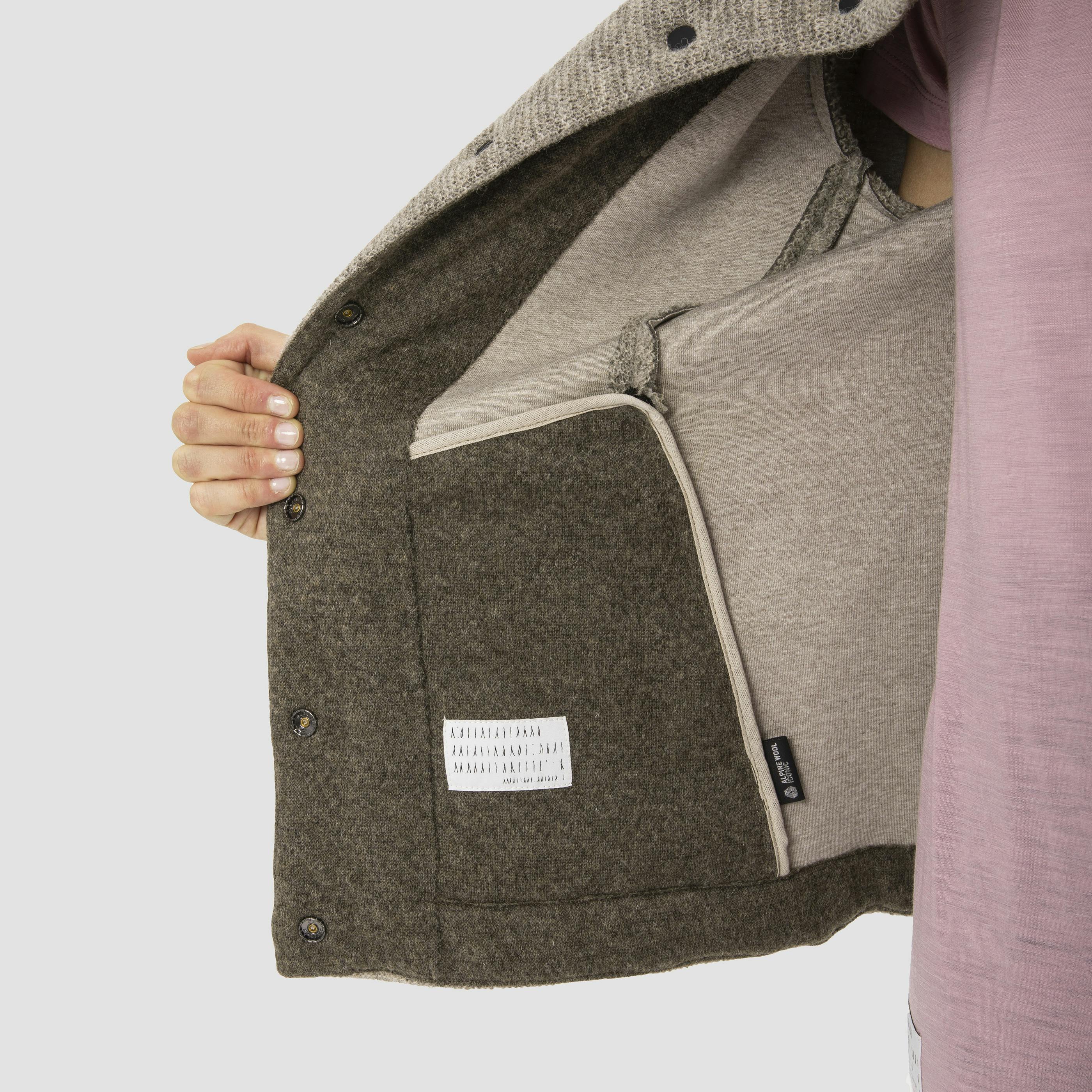  Sarner Undyed Wool Kapuzenjacke Damen tech_detail image