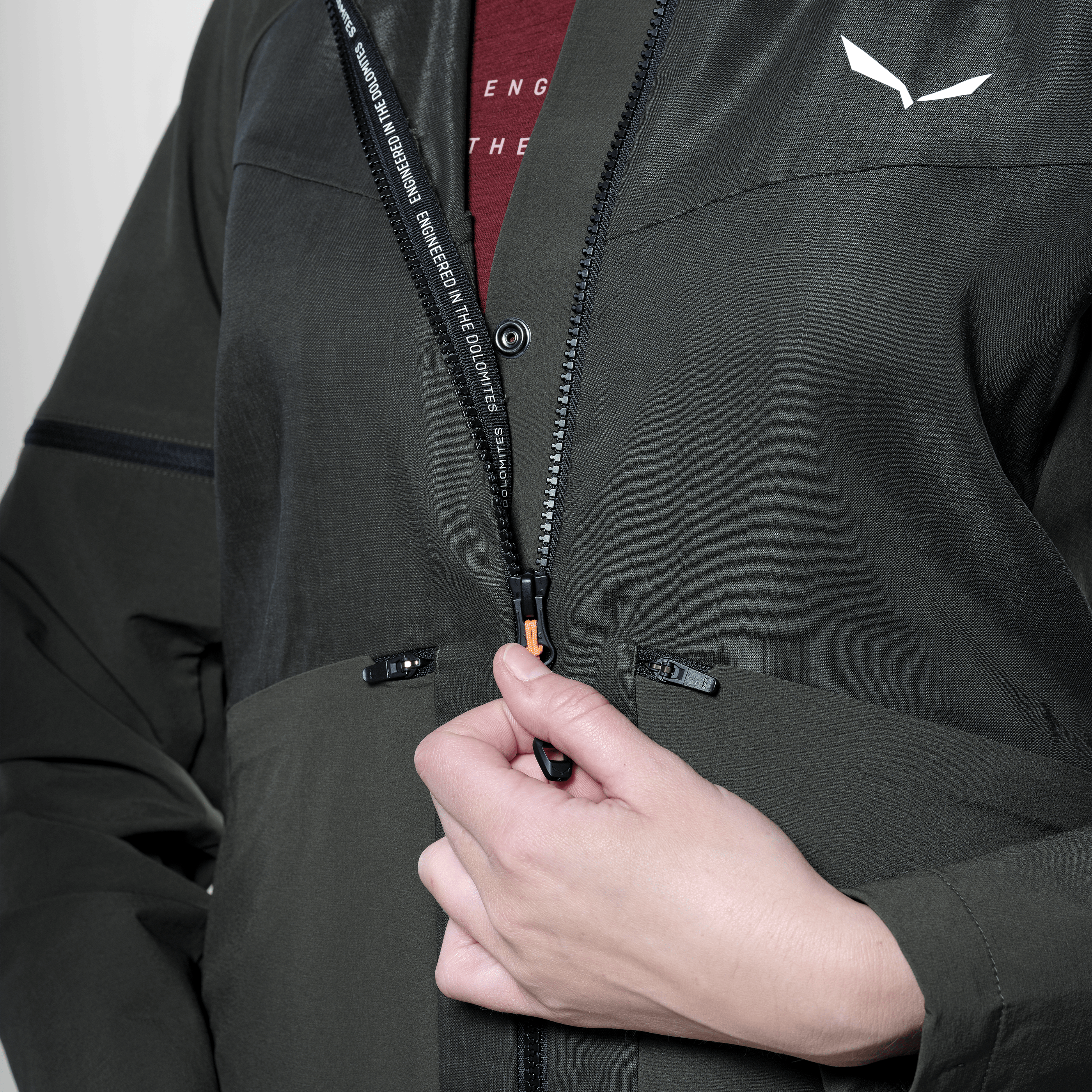 Puez Hemp Durastretch Hybrid 2 in 1 Jacke Damen tech_detail image