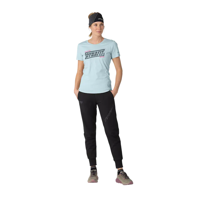 Graphic Cotton T-Shirt Damen on_body image