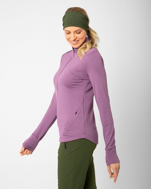 Nora Maglia Maniche Lunghe Con Zip tech_detail image