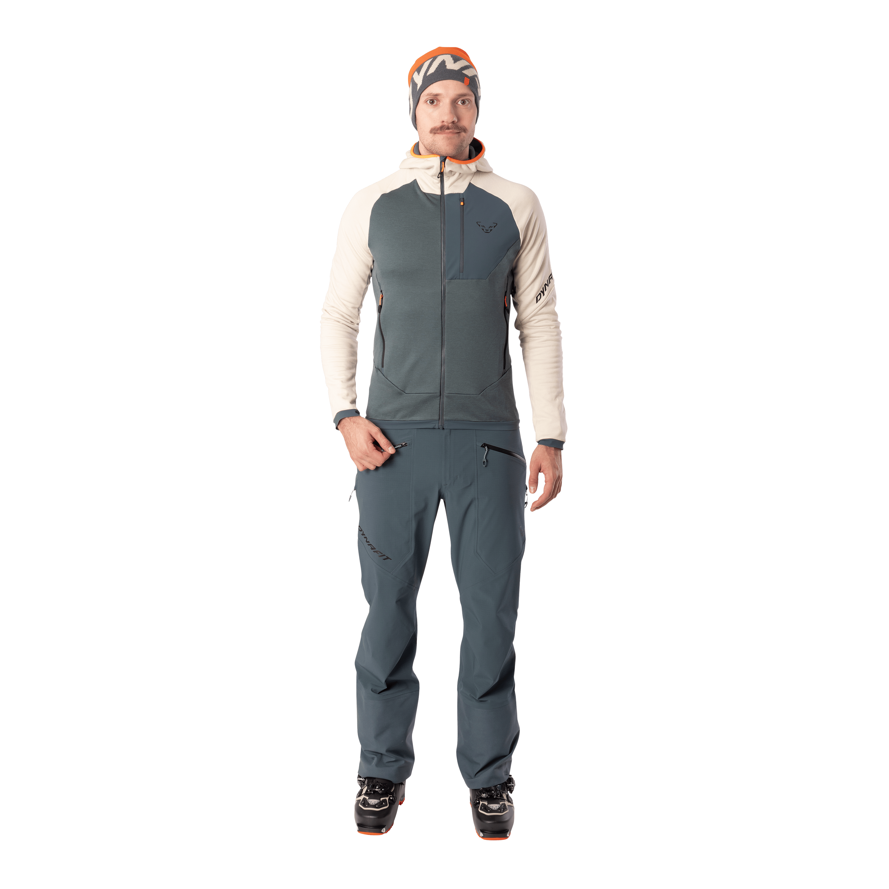 Radical Wool Hooded Jacket Men on_body image