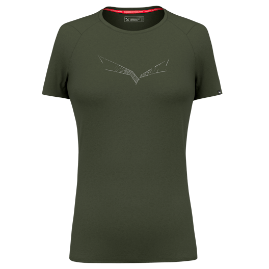 Pure Eagle Sketch Merino T-Shirt Damen still image
