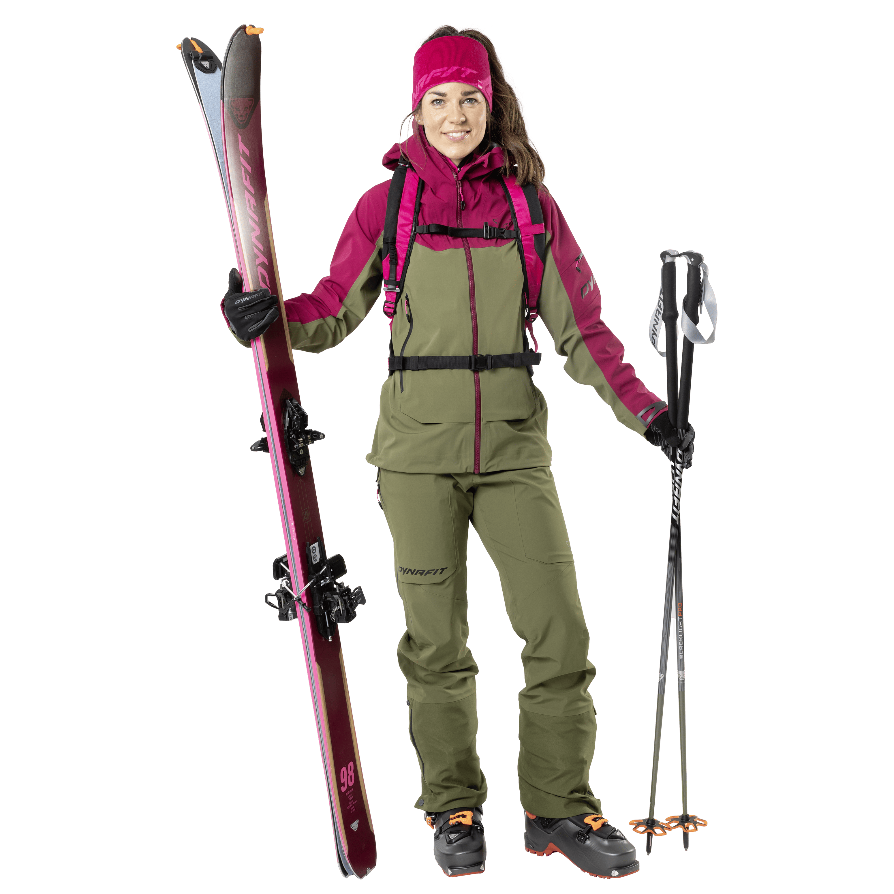 Beast Hybrid Jacket Women  on_body image