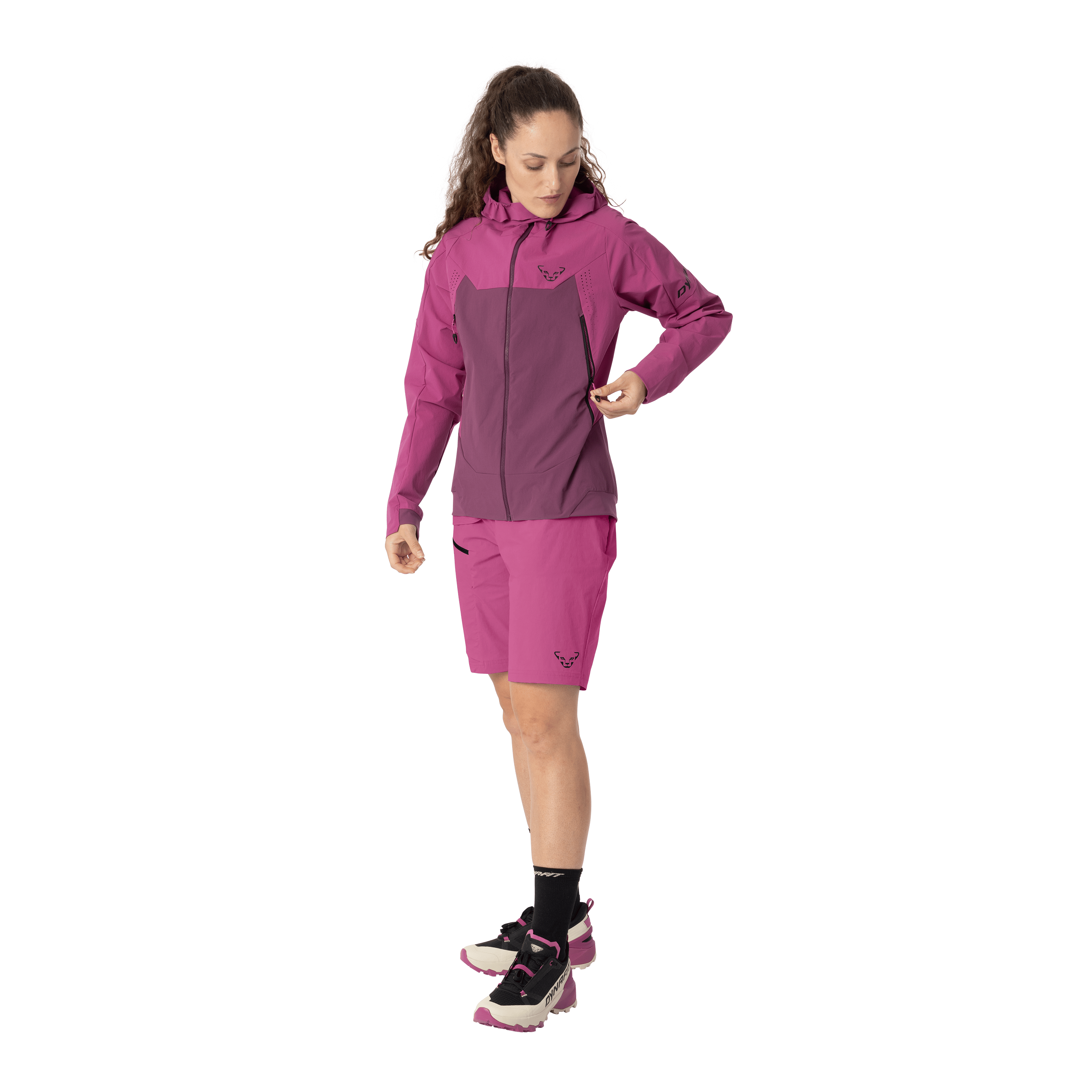 Transalper Dynastretch Jacke Damen on_body image