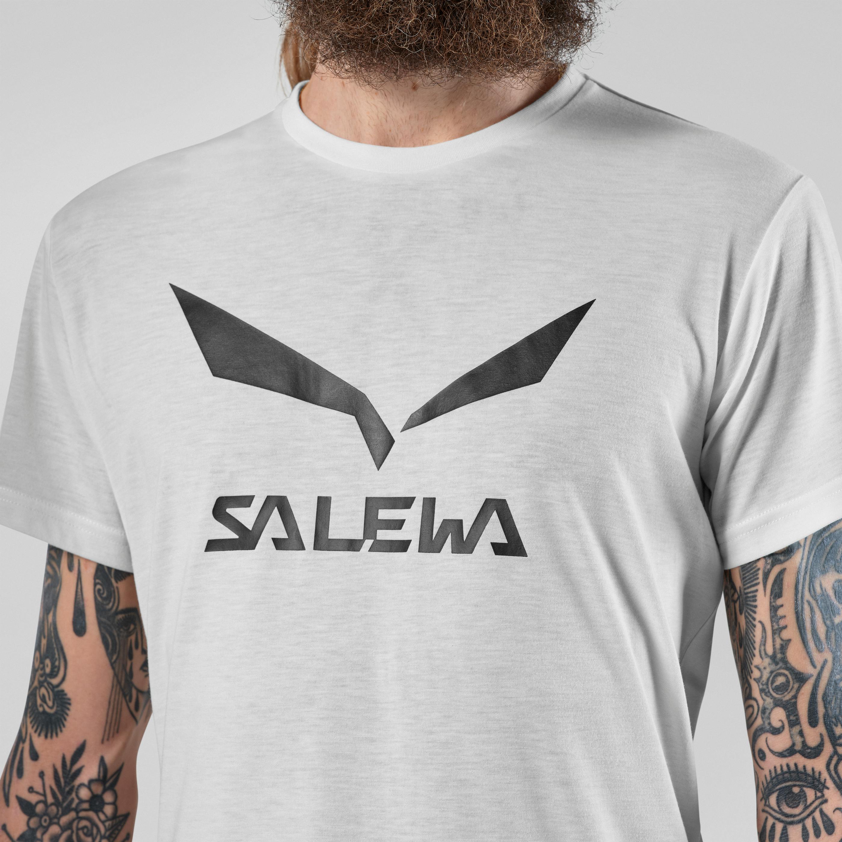 SALEWA Maglia Tecnica Manica Lunga Donna Solidlogo Dry - Tessuto Drirelease® Traspirante E Ad Asciugatura Rapida - Per Trekking E Montagna - 3