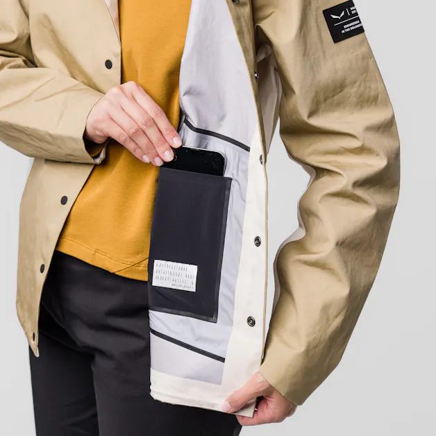 Fanes Hemp Powertex 3 Layers Softshell Giacca Donna tech_detail image