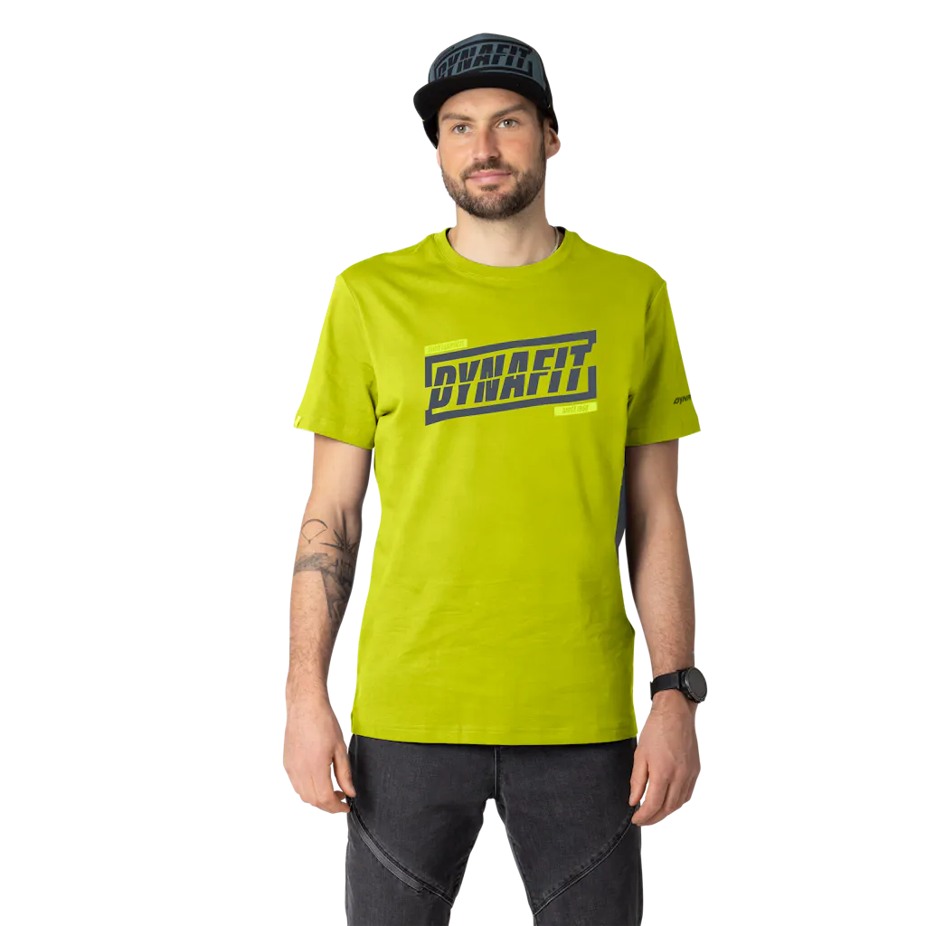 DYNAFIT - Graphic Cotton T-Shirt Herren - Gelb (Gr.: 48)