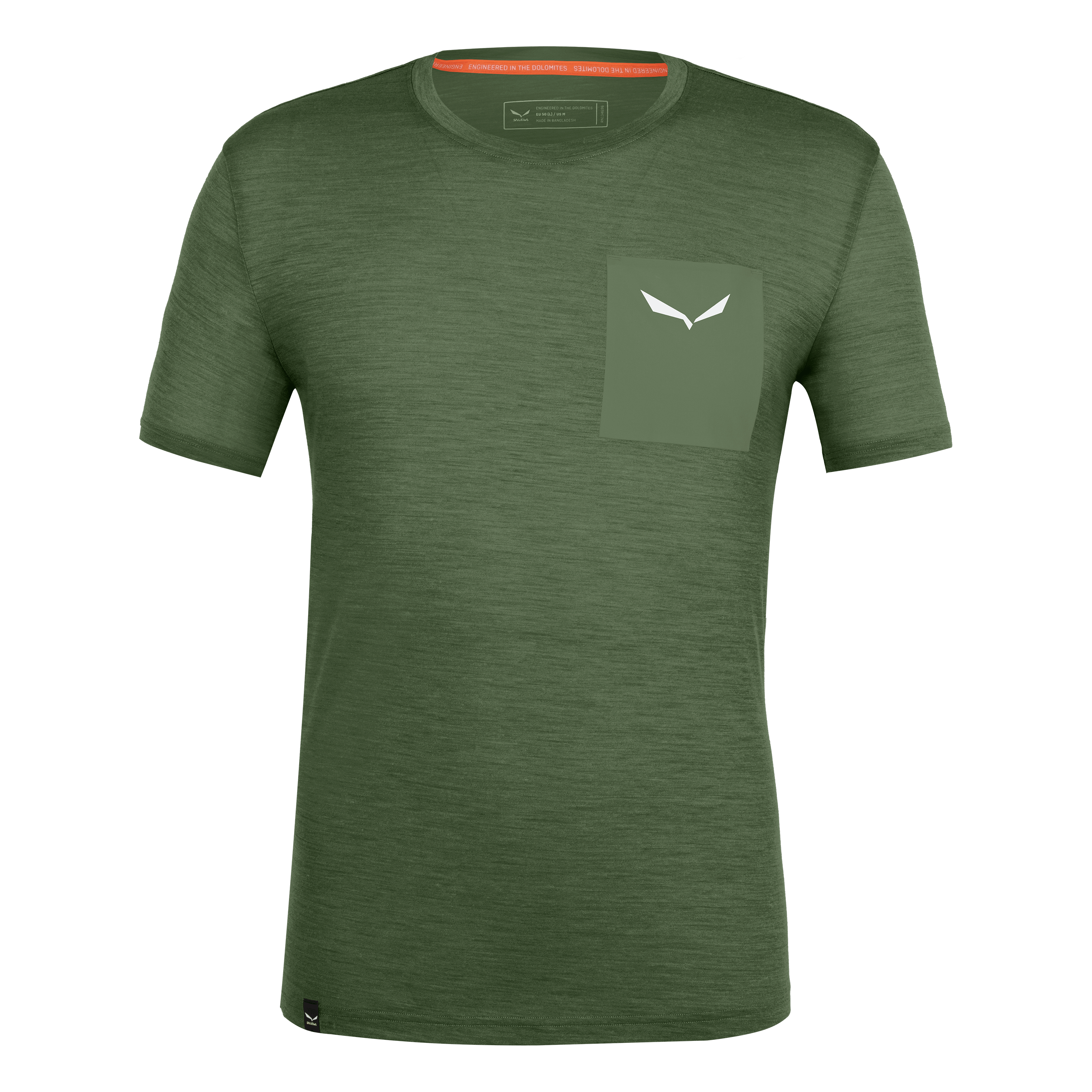 Pure Logo Pocket Merino T-Shirt Herren still image