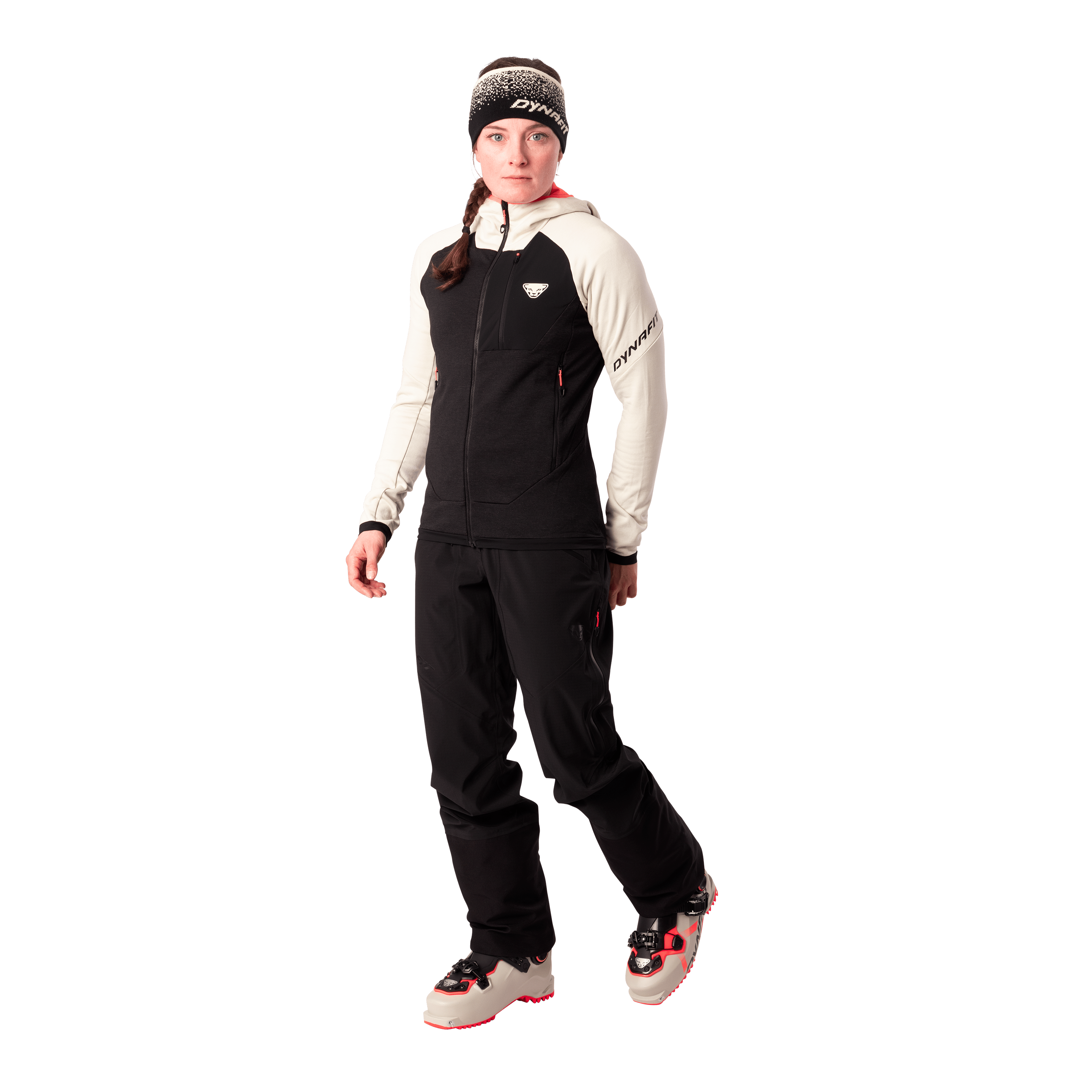 Radical Wool Hooded Jacket Women on_body image