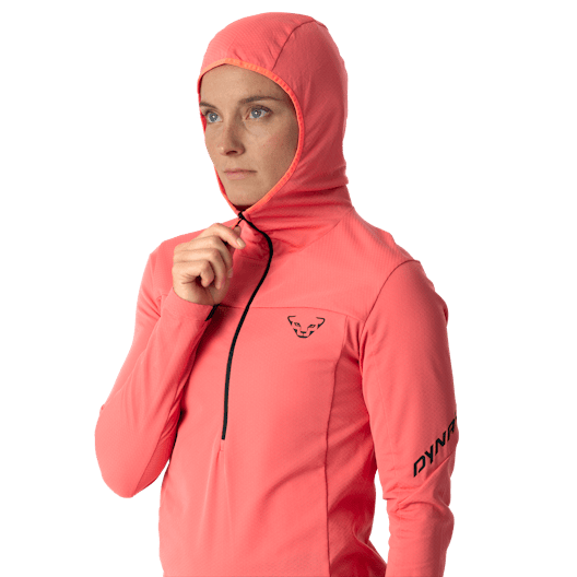 Traverse Thermal Hooded 1/2 Zip Women tech_detail image