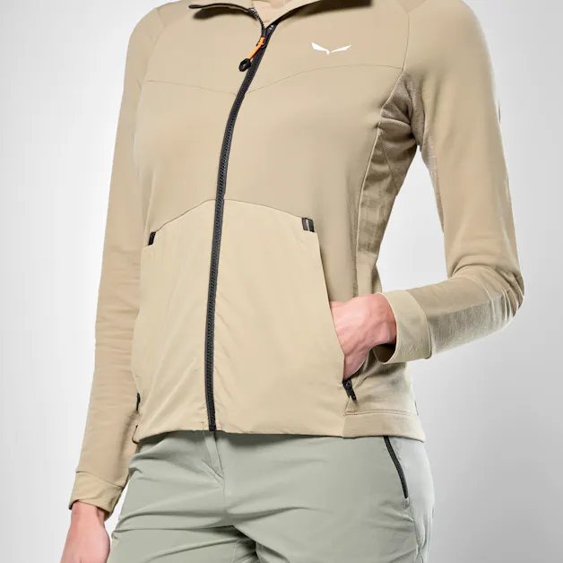 Puez Merino Durastretch Hooded Jacket Women tech_detail image