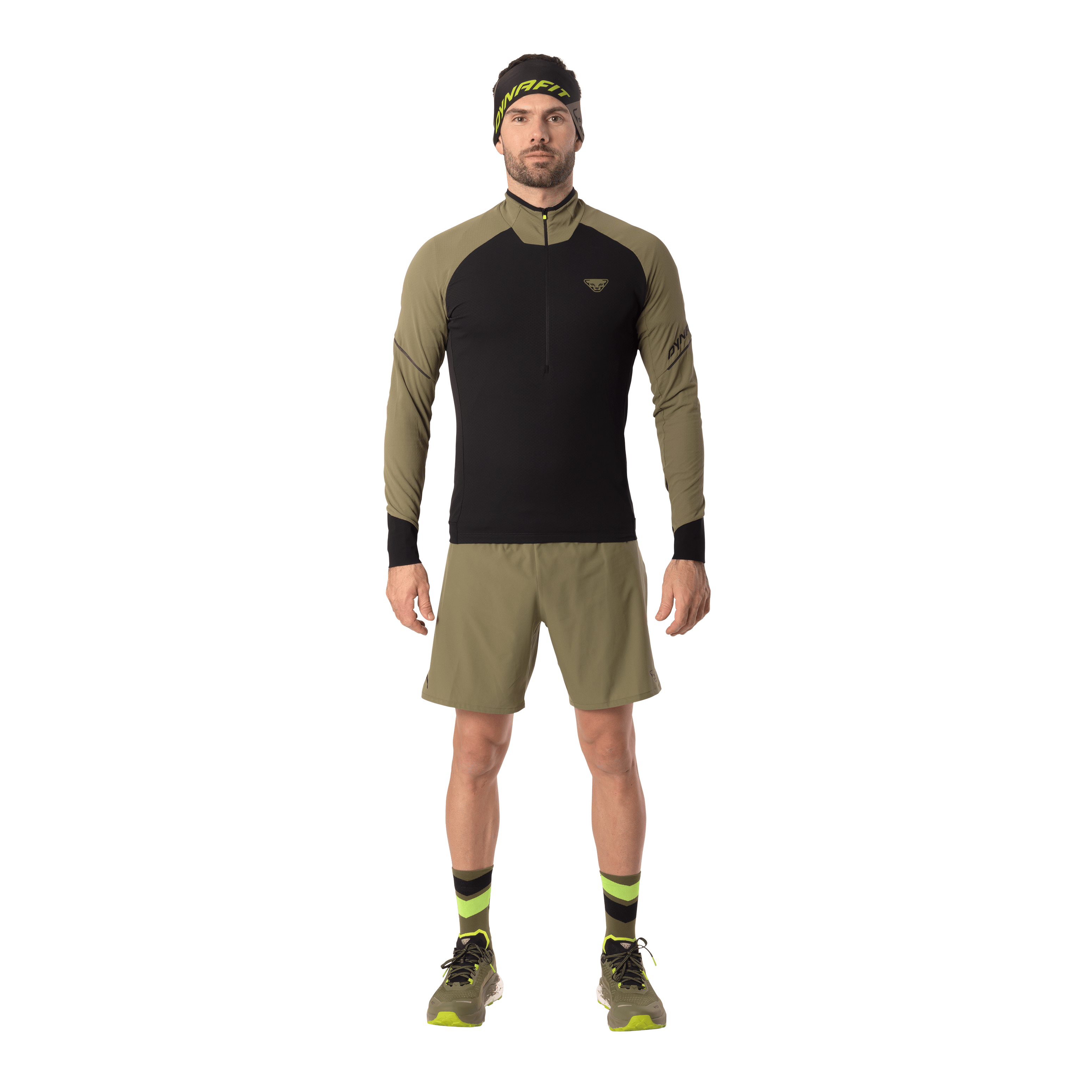 Alpine Longsleeve 1/2 Zip Tee Men on_body image
