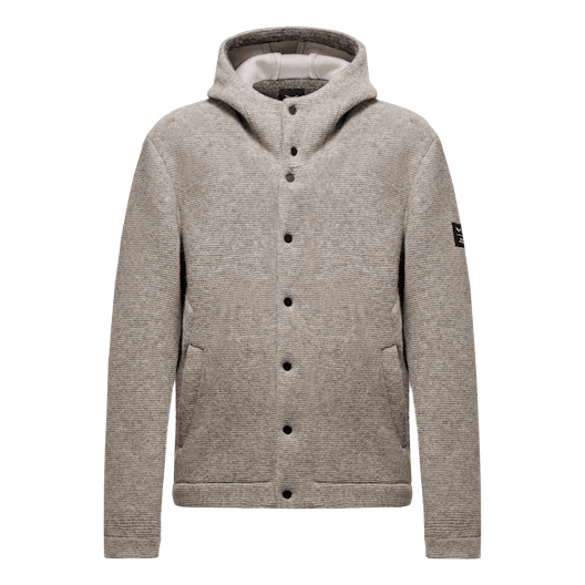 Sarner Undyed Wool Hooded Jacket Men still image