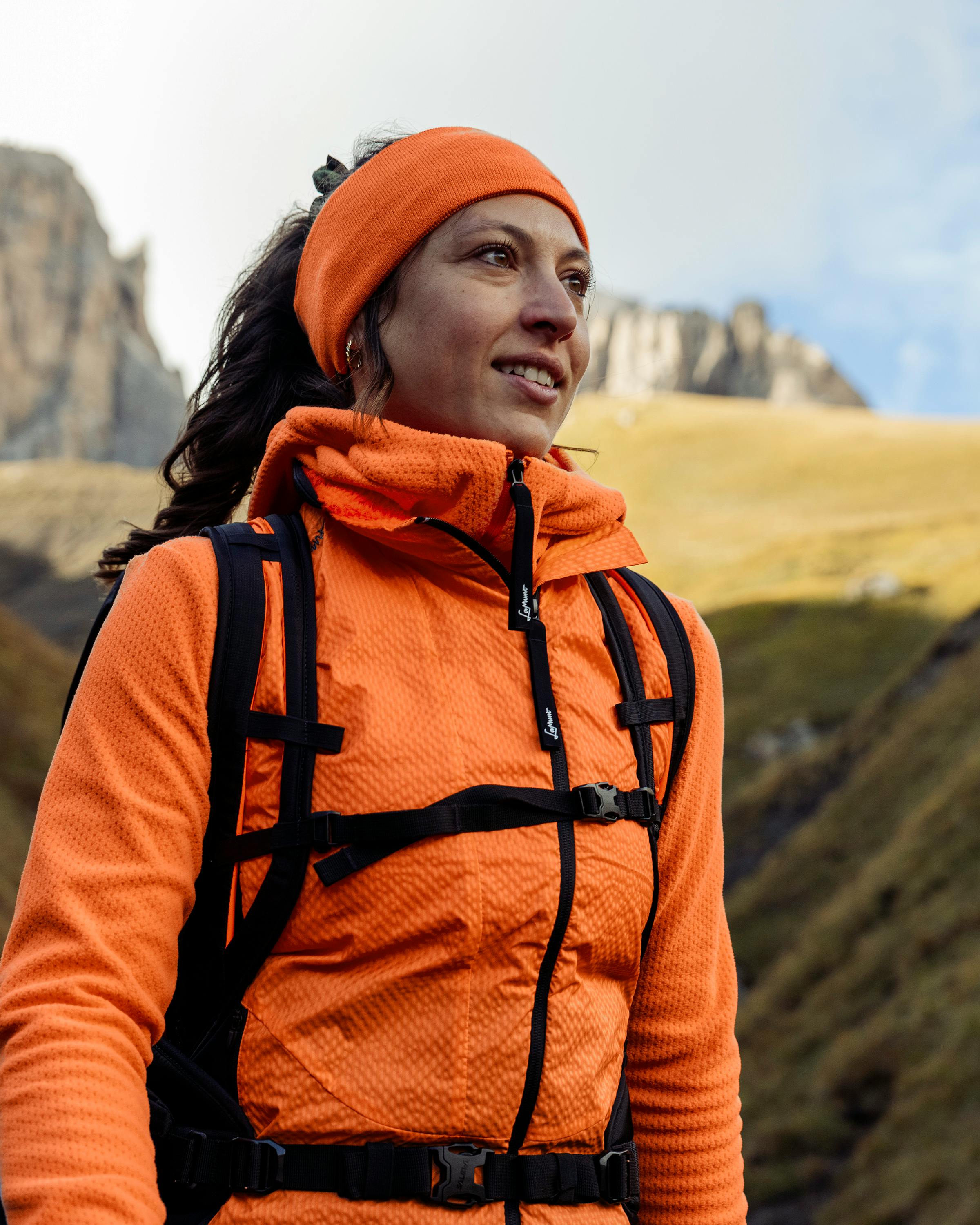 Alessia Gilet In Polartec® Alpha® Antivento  action_shot image