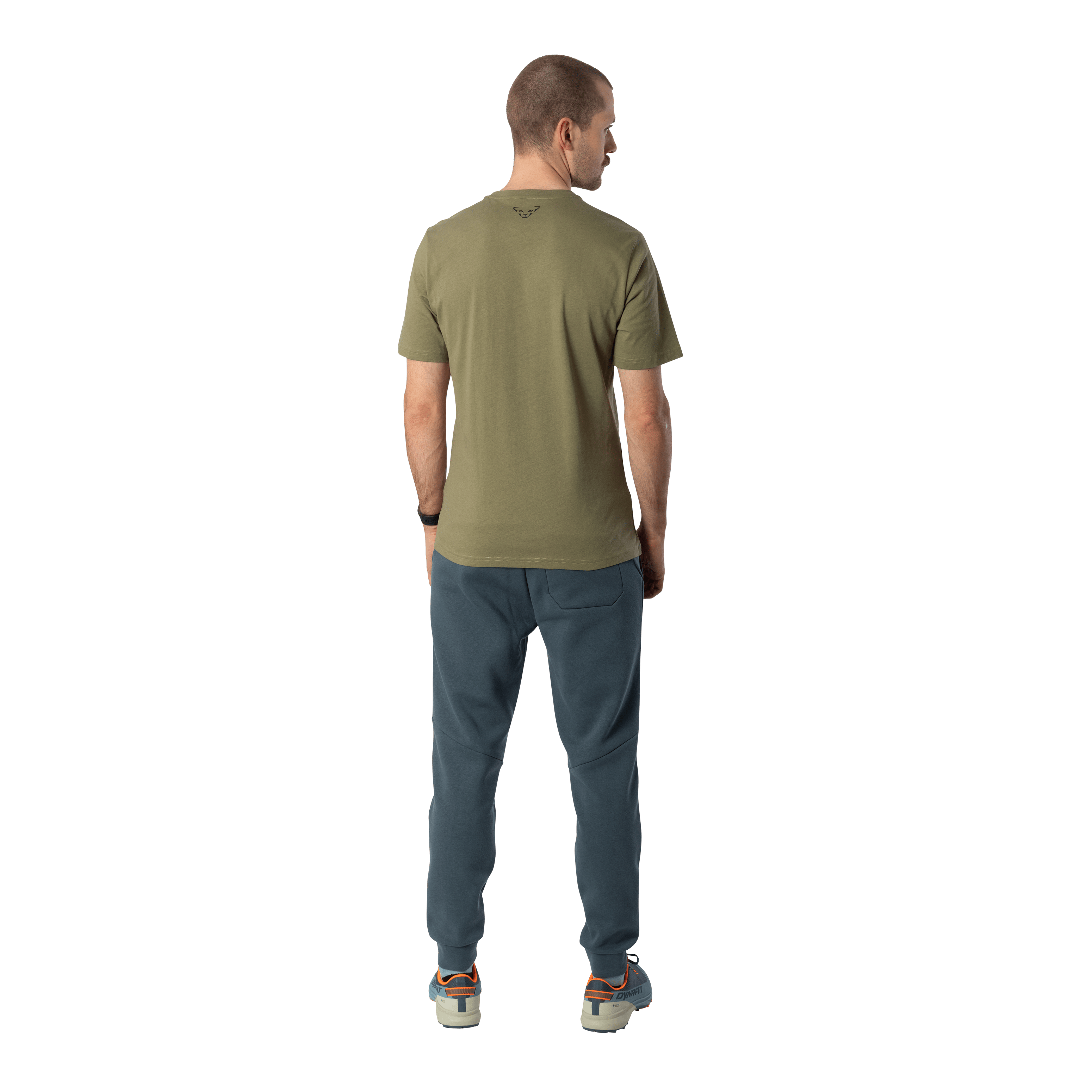 T-shirt grafica in cotone uomo perspective_view image
