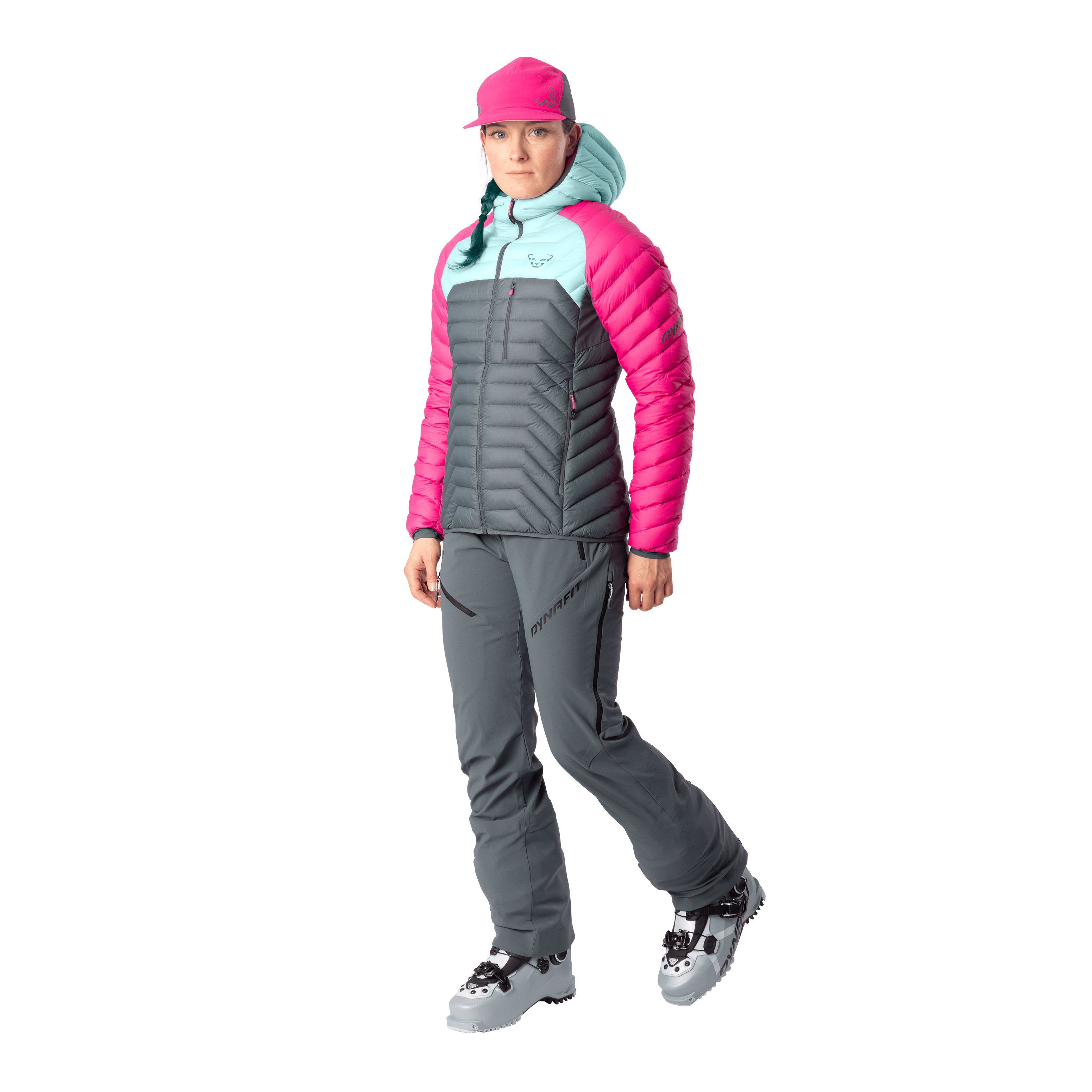 Radical RDS Down Hooded Jacket Women on_body image