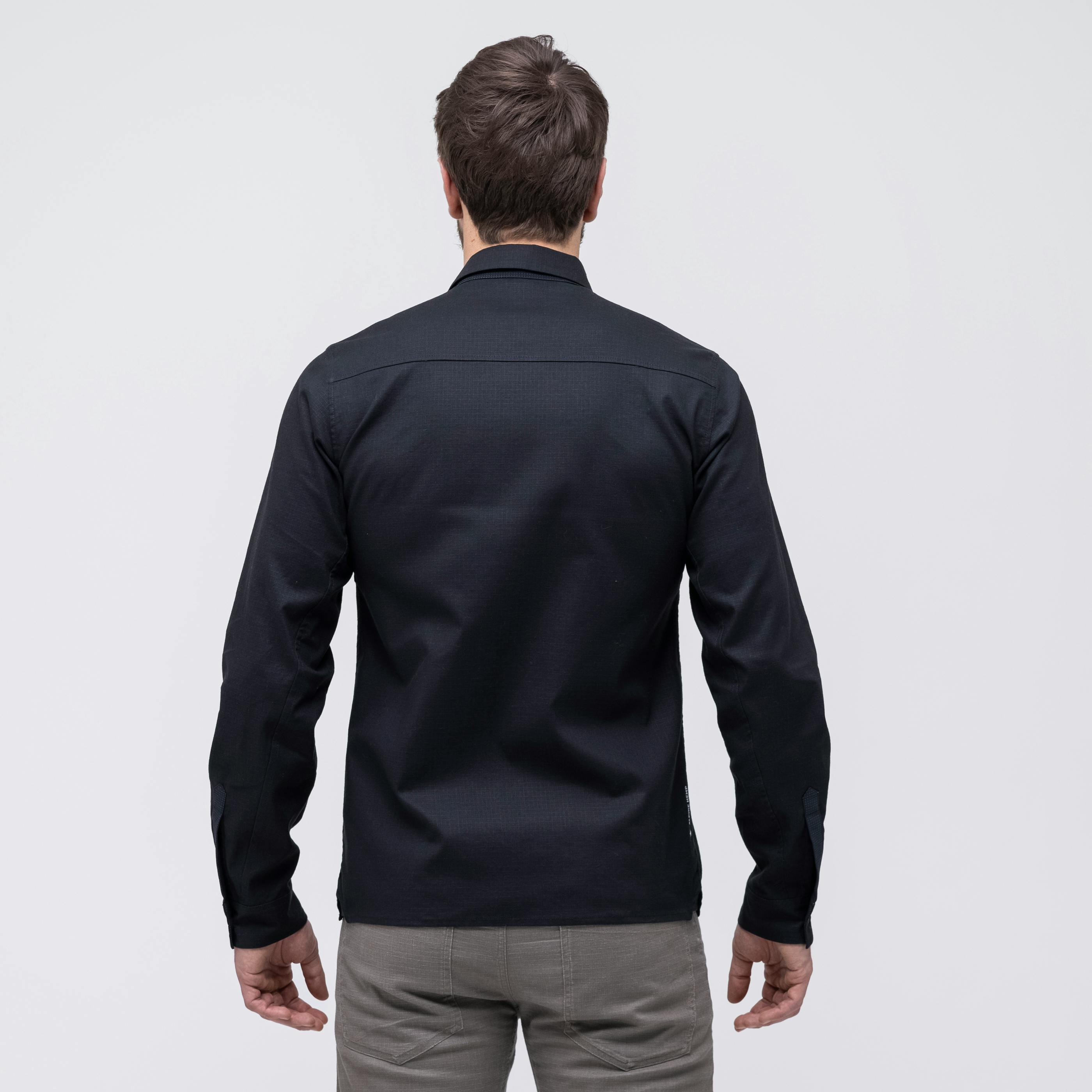 Alpine Hemp Chemise Manches Longues Homme on_body image