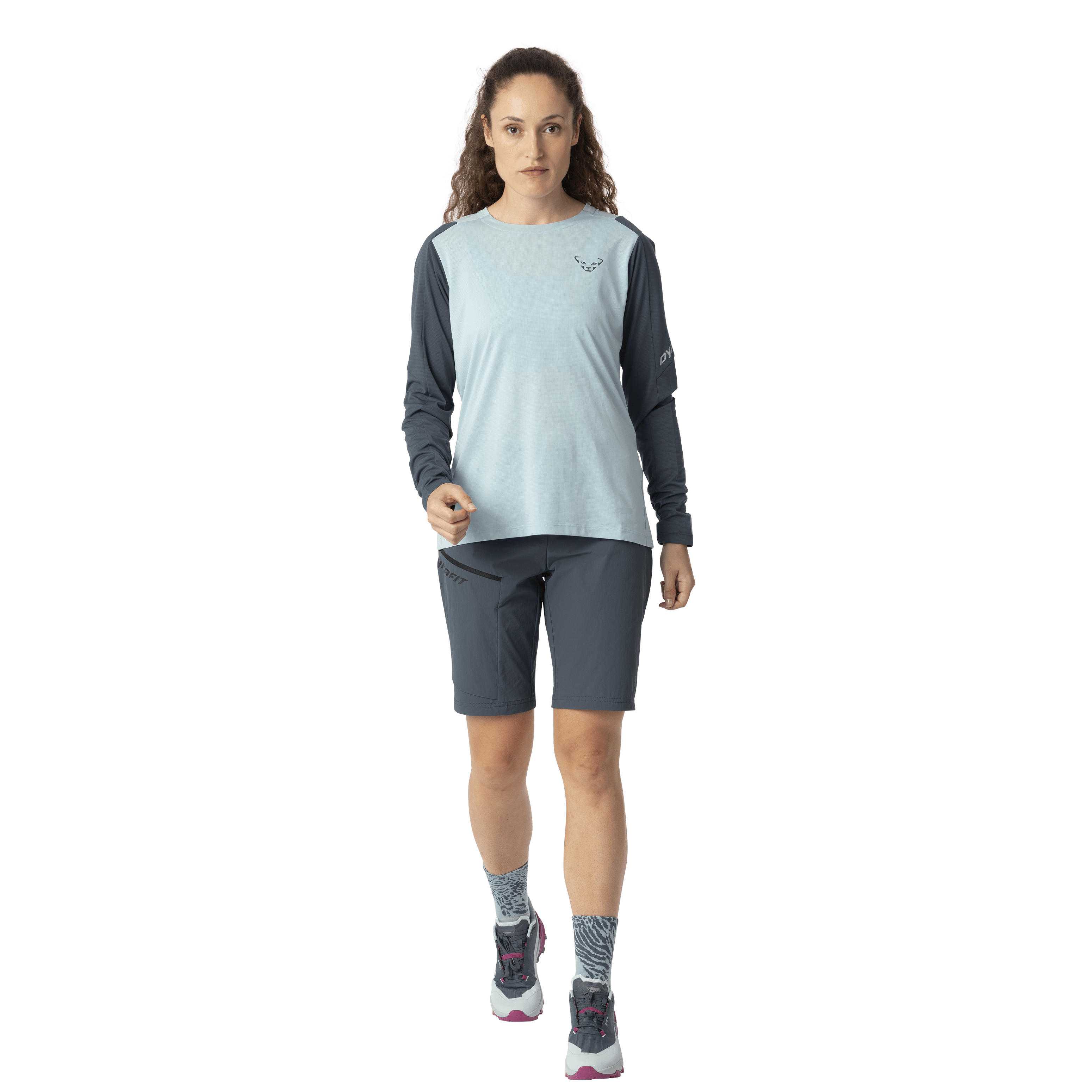 Transalper Langarmshirt Damen  on_body image