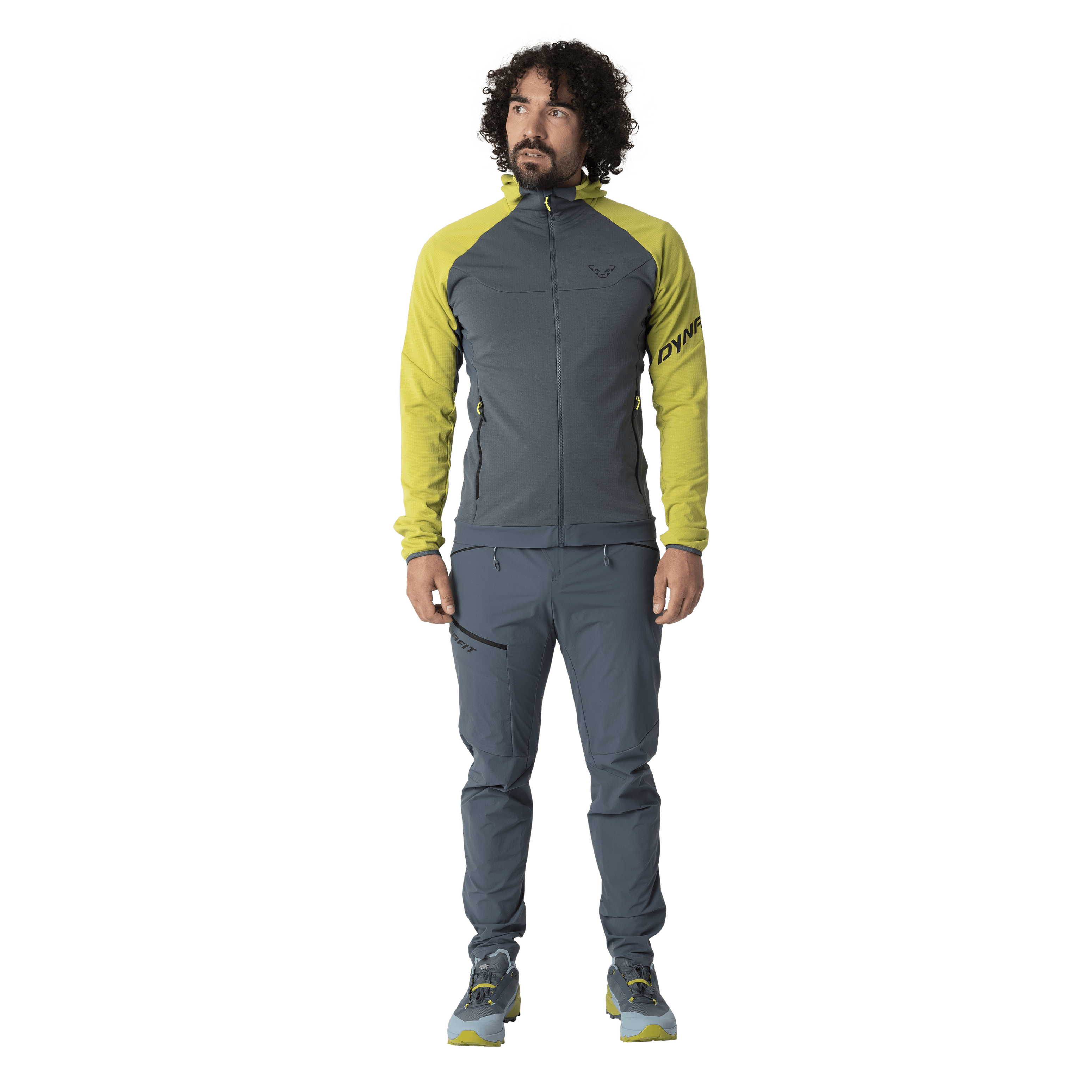 Transalper Polartec Kapuzenjacke Herren on_body image
