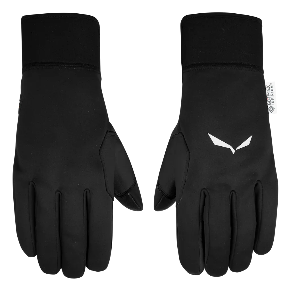 Salewa Sesvenna Gore® Windstopper® Grip Handschuhe, Schwarz Groß