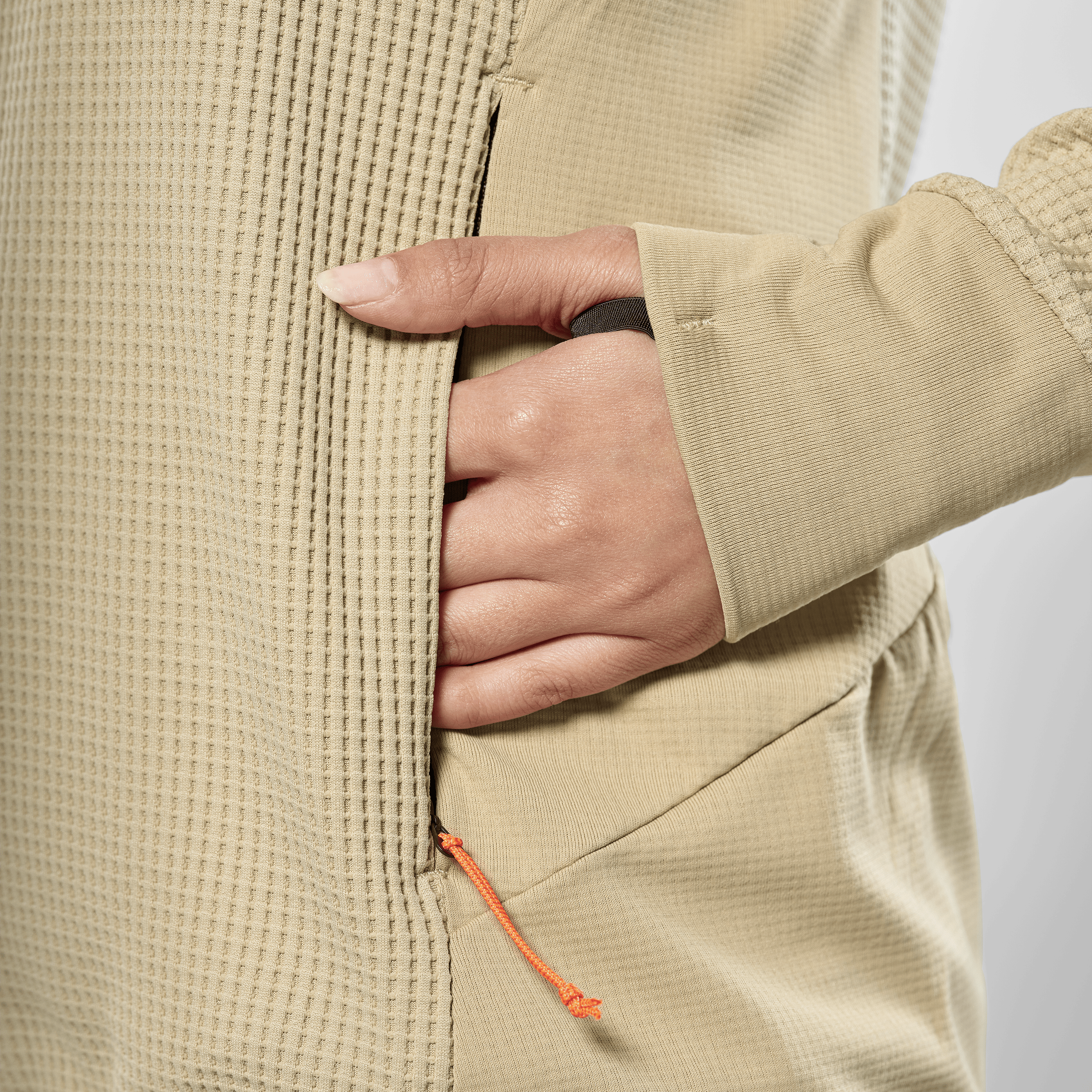 Puez Waffle Hybrid Polarlite Felpa Donna tech_detail image