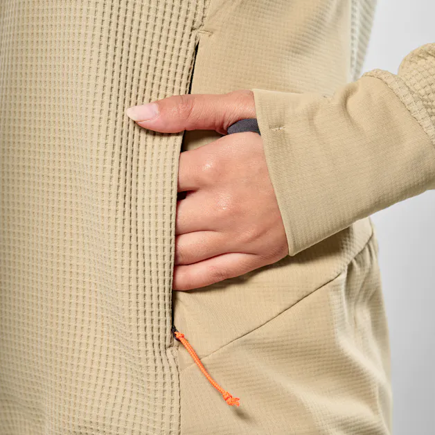 Puez Waffle Hybrid Polarlite Jacke Damen tech_detail image