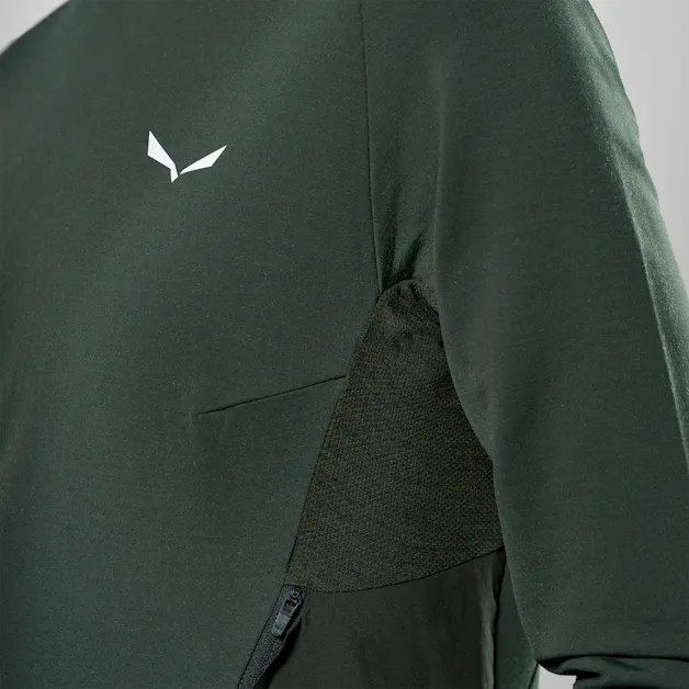 Puez Merino Durastretch Felpa con Cappuccio Donna tech_detail image
