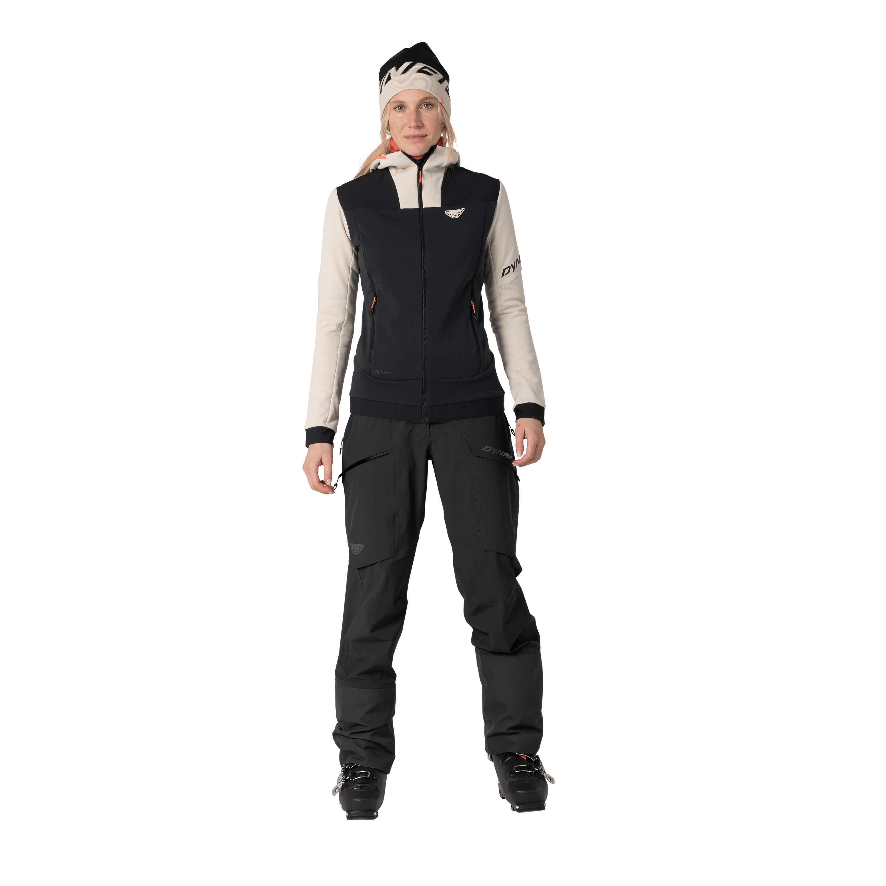 Tigard Polartec giacca con cappuccio donna on_body image