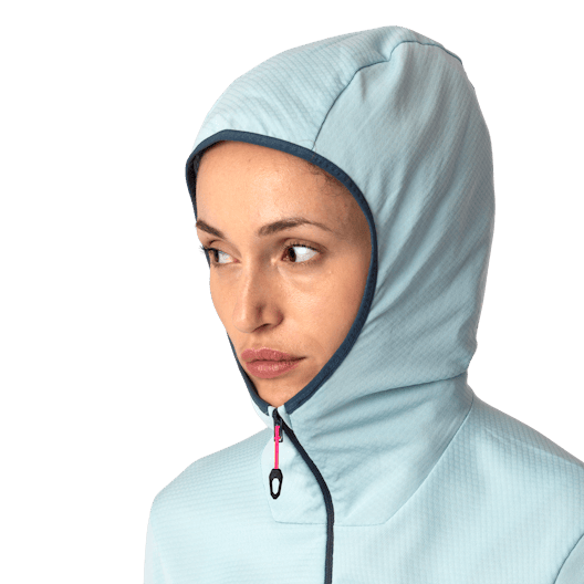 Traverse Thermal Hooded 1/2 Zip Women tech_detail image