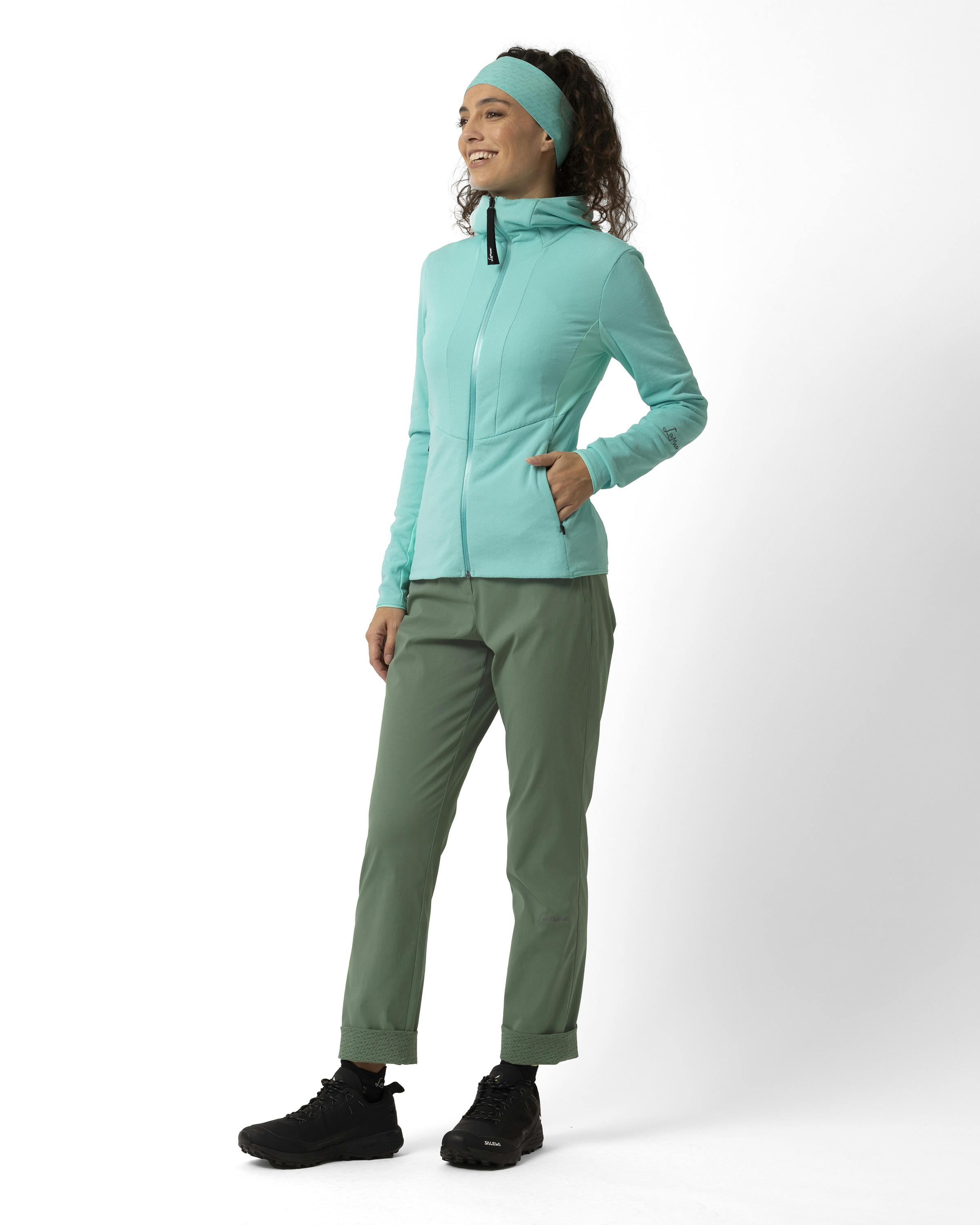 Violet Thermal Hoodie perspective_view image