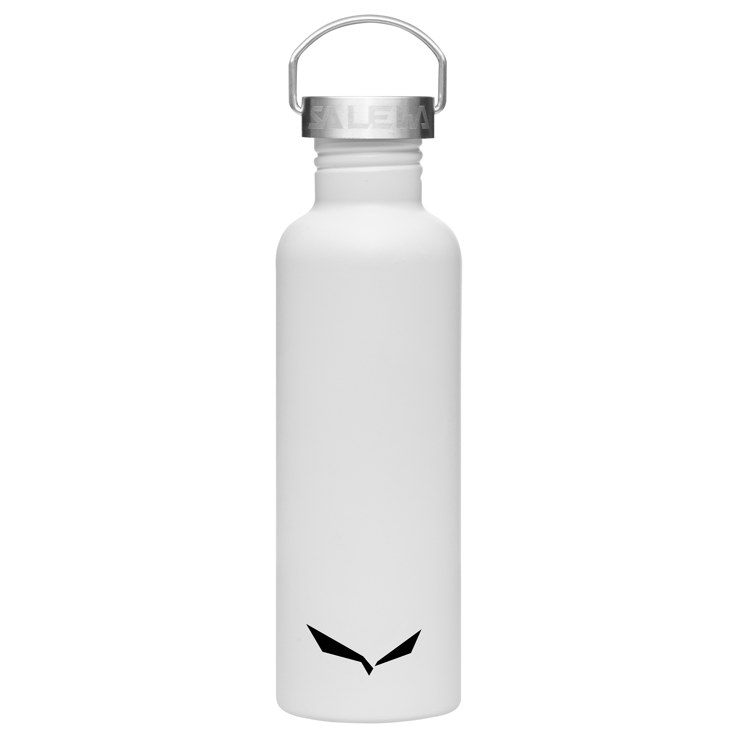 Faltbare Wasserflasche mit Karabiner, weiß, 1,30 €