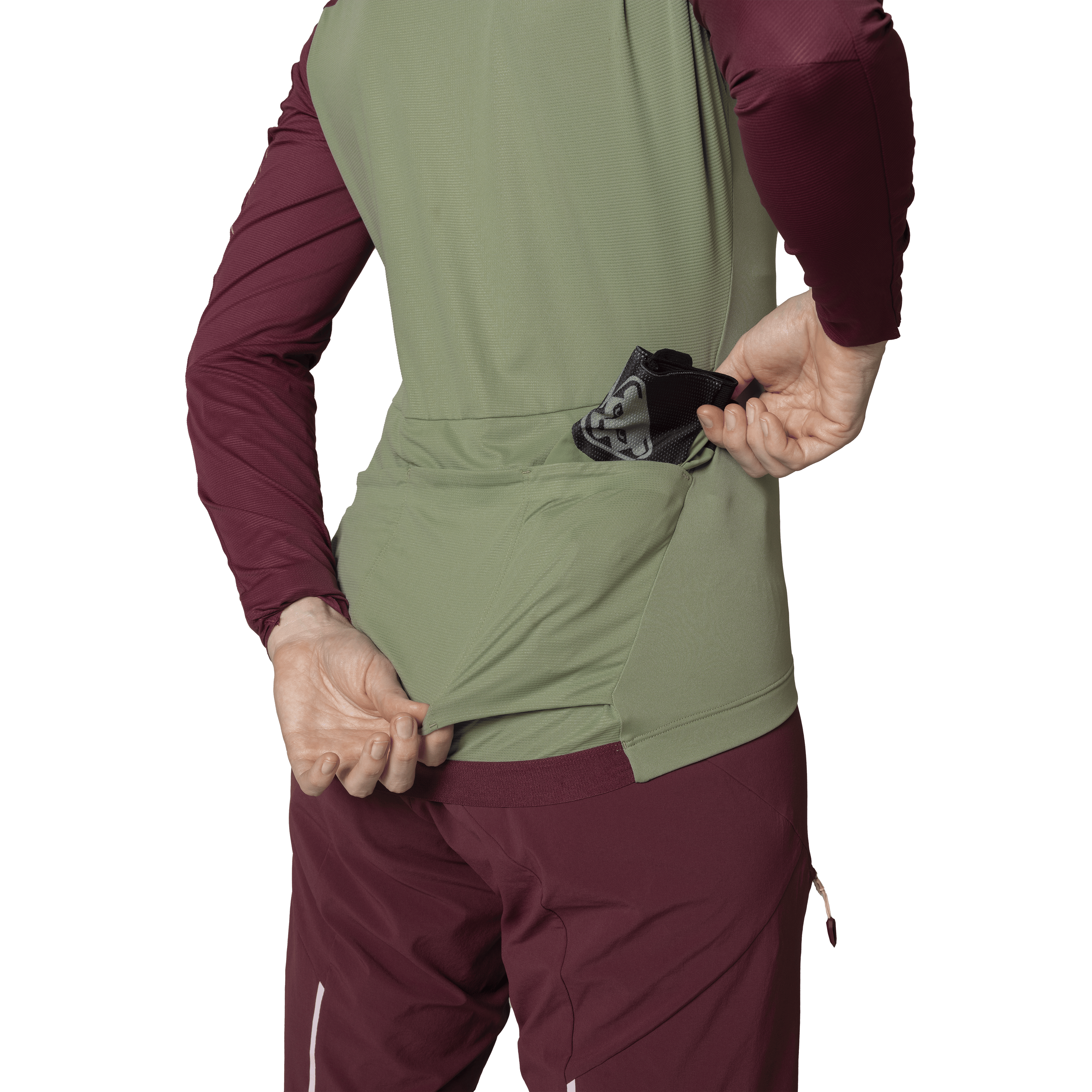 Ride Light Langarm Trikot Full Zip Damen tech_detail image