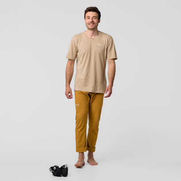 Lavaredo Hemp Maglietta Print Uomo on_body image