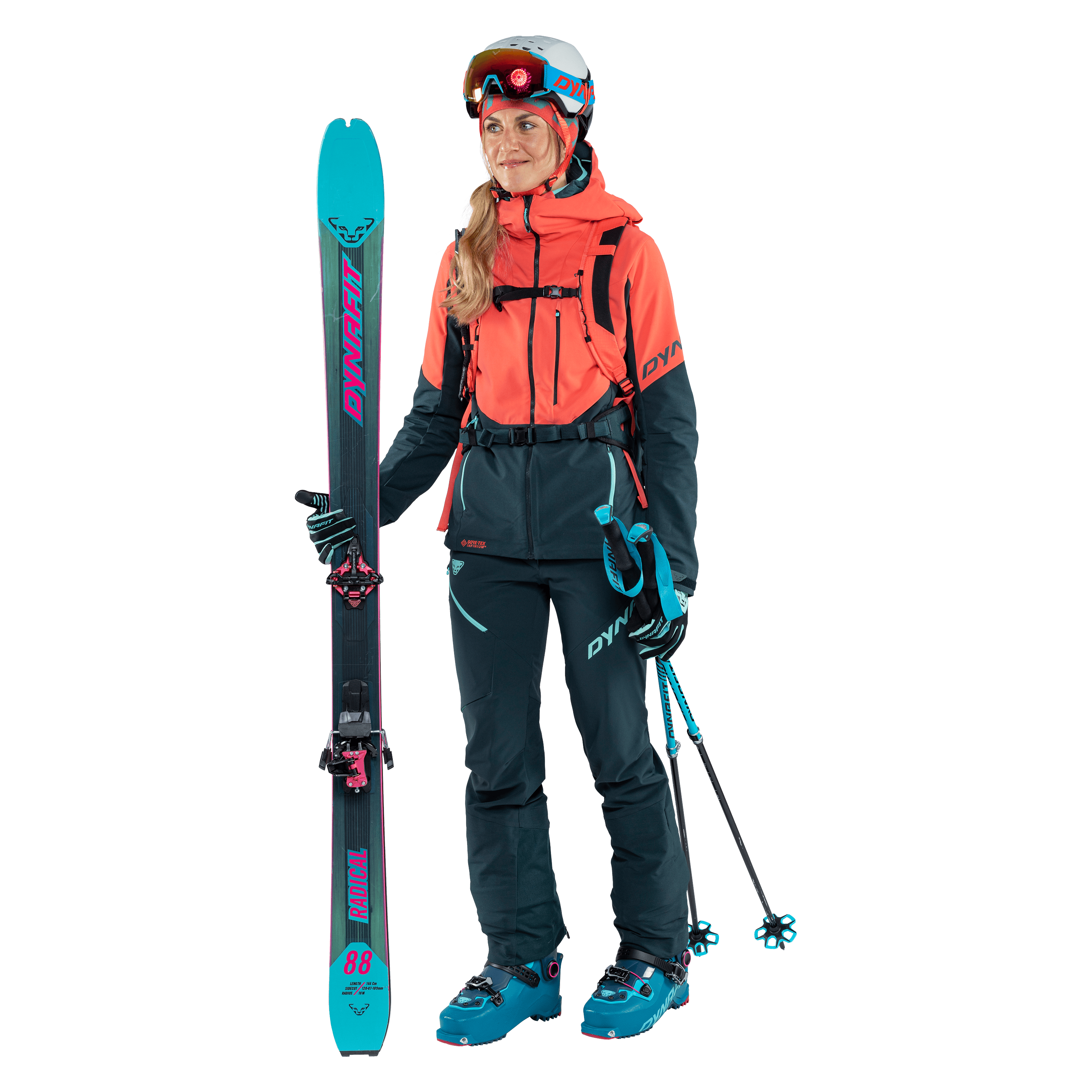 Radical INFINIUM™ Hybrid Jacke Damen on_body image