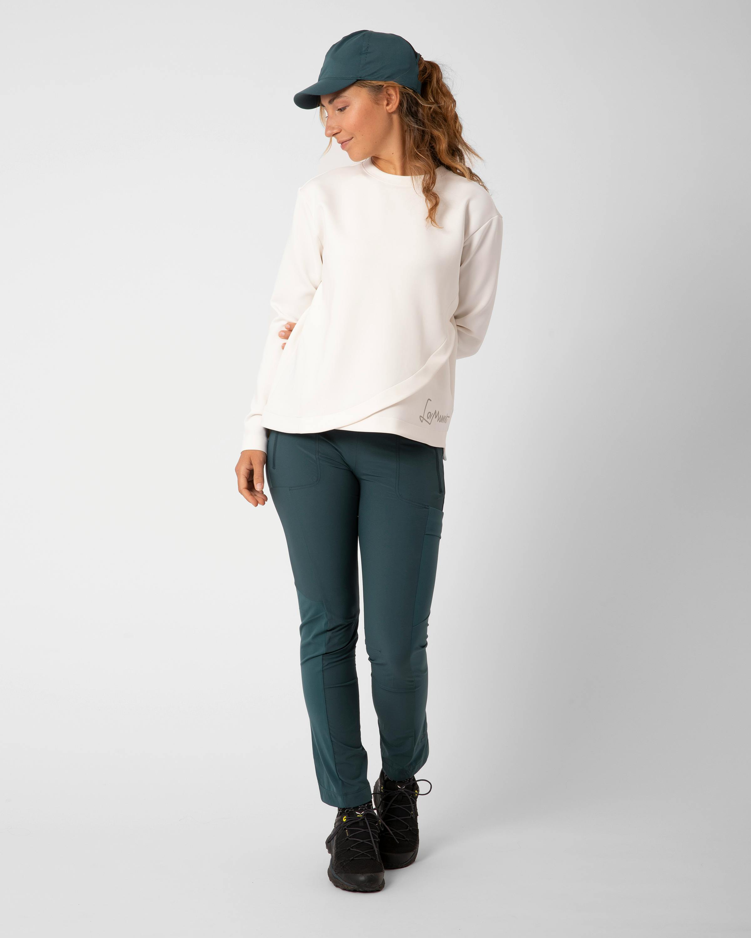 Clelia Logo Thermal Sweatshirt perspective_view image