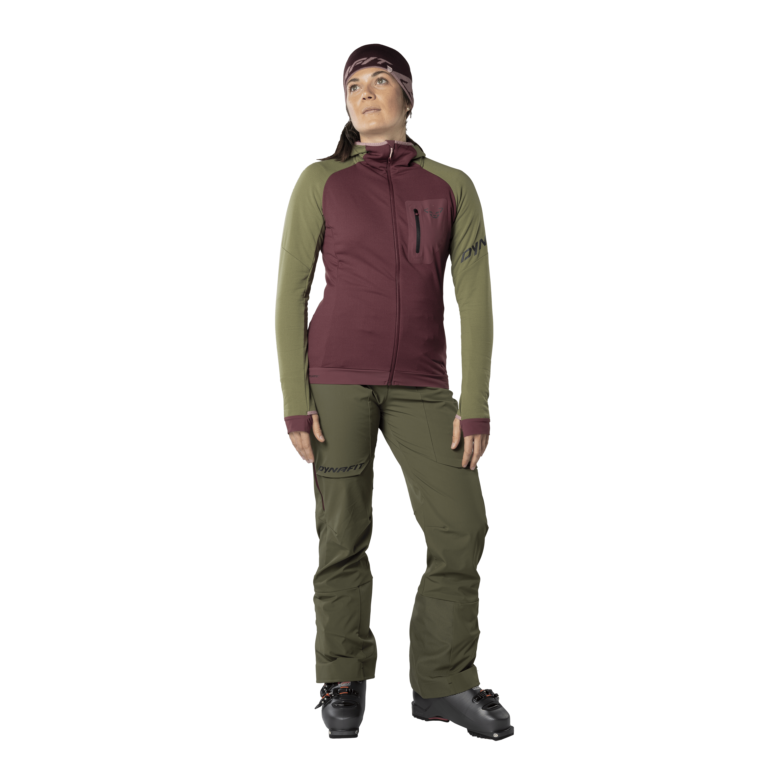 Radical Softshell pantaloni donna on_body image