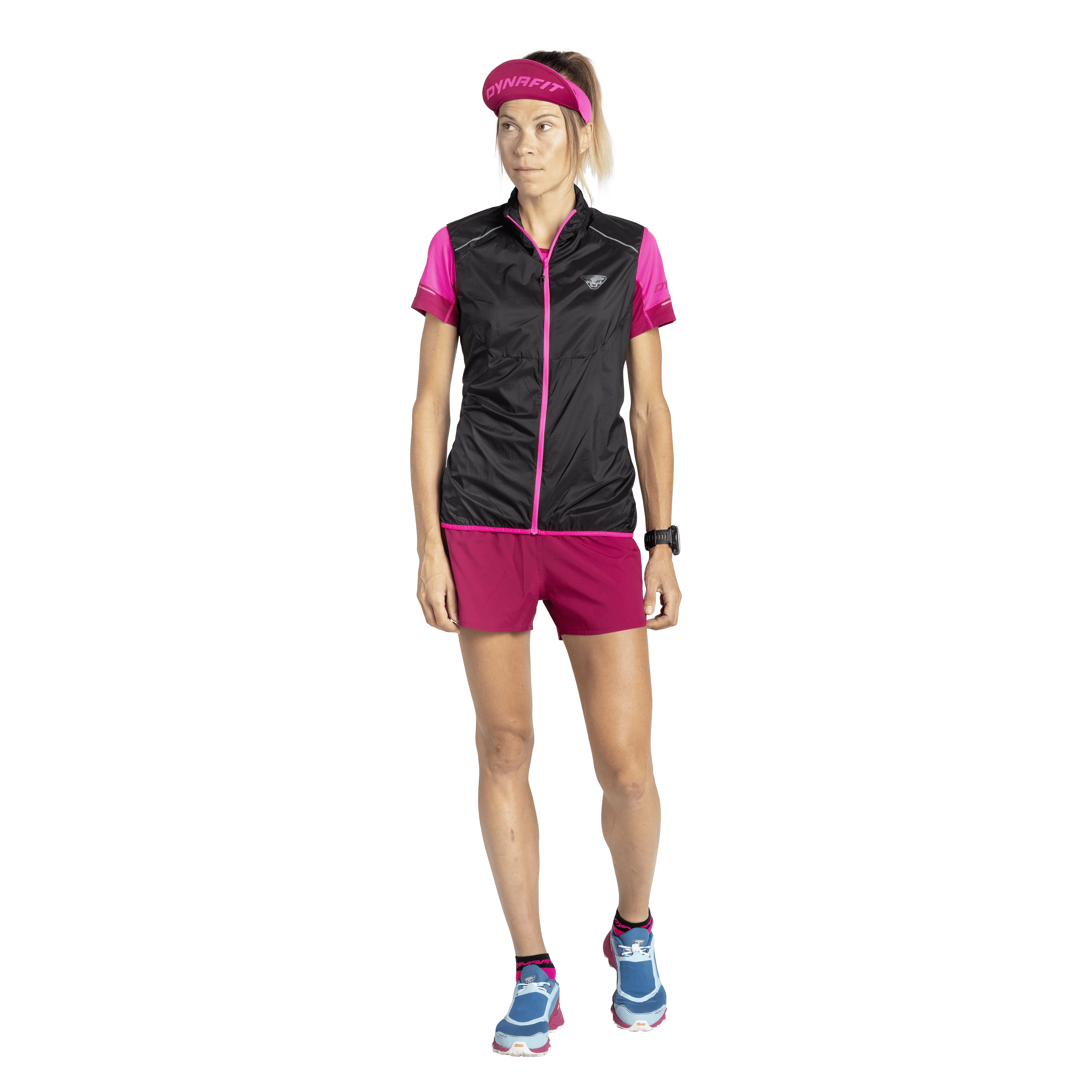 Gilet Vert Wind femmes on_body image