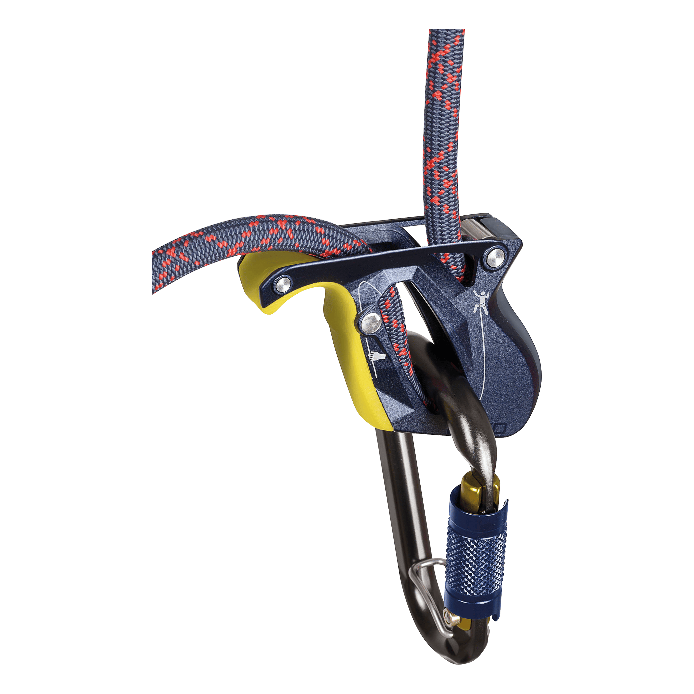 Descendeur Autobloquant En Aluminium – Swan Shape – Charge 220kg – Pour Escalade, Rappel Et Secours