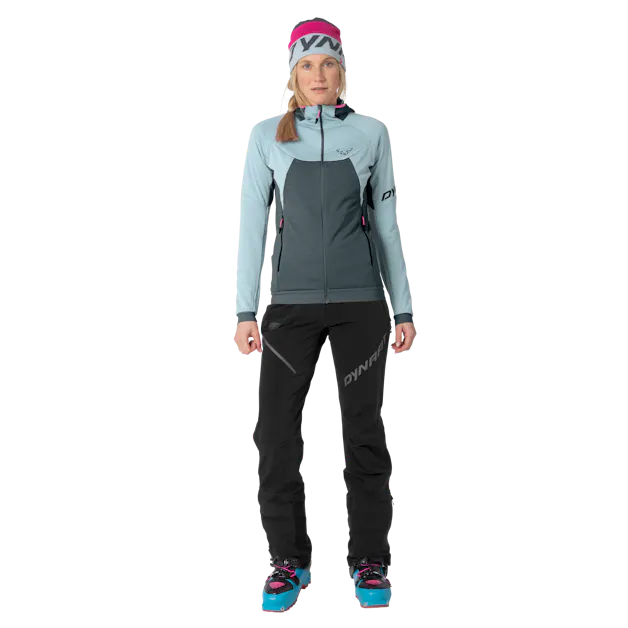 Tour Wool Thermal giacca con cappuccio donna on_body image