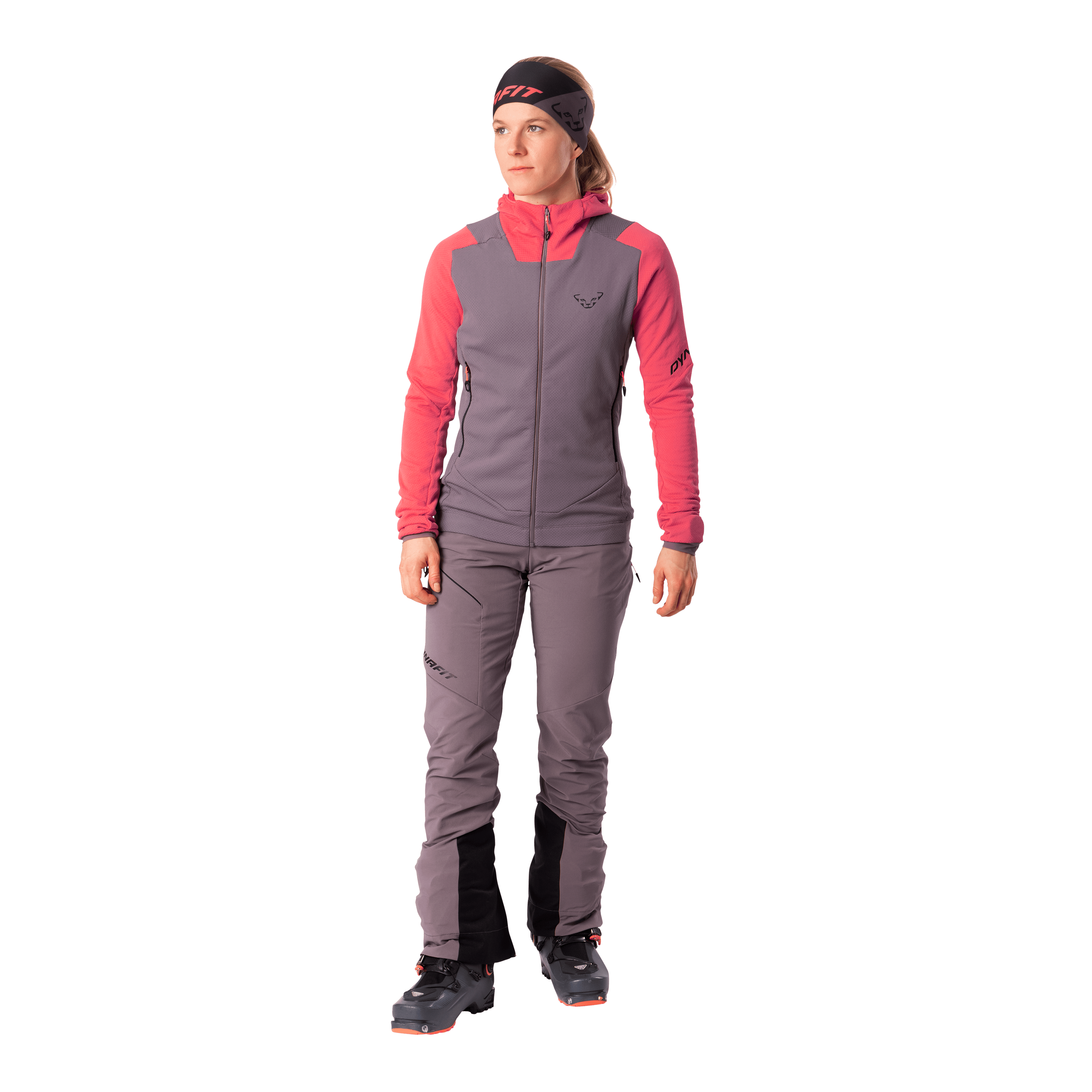 Blacklight Thermal Kapuzenjacke Damen on_body image