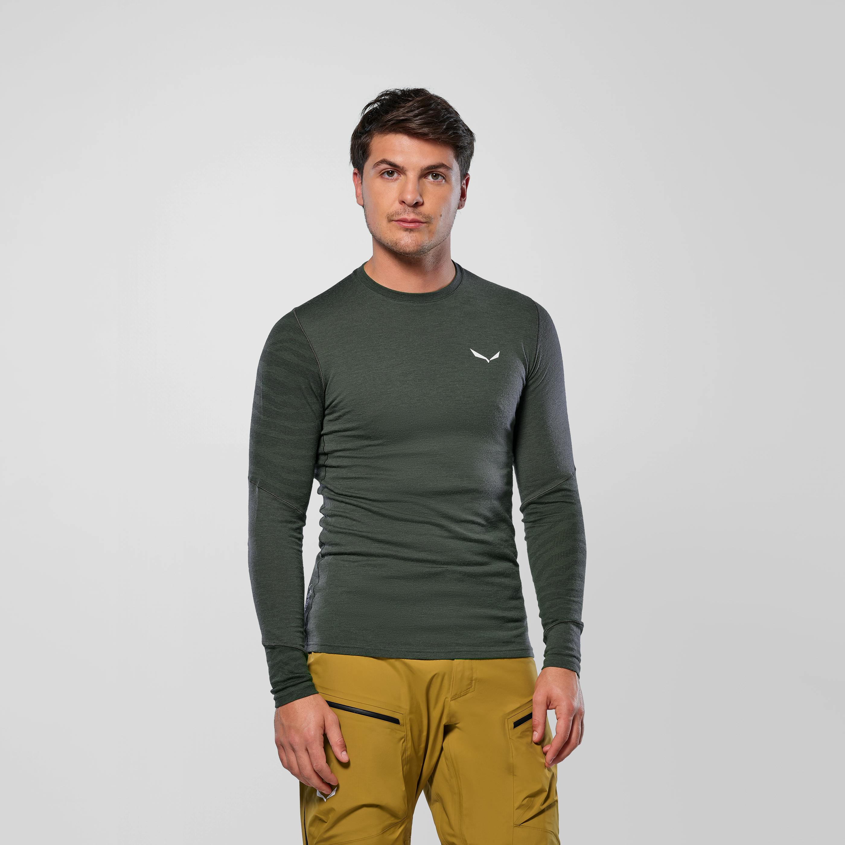 Cristallo Warm Alpine Merino Responsive Langarm Baselayer Herren hover image