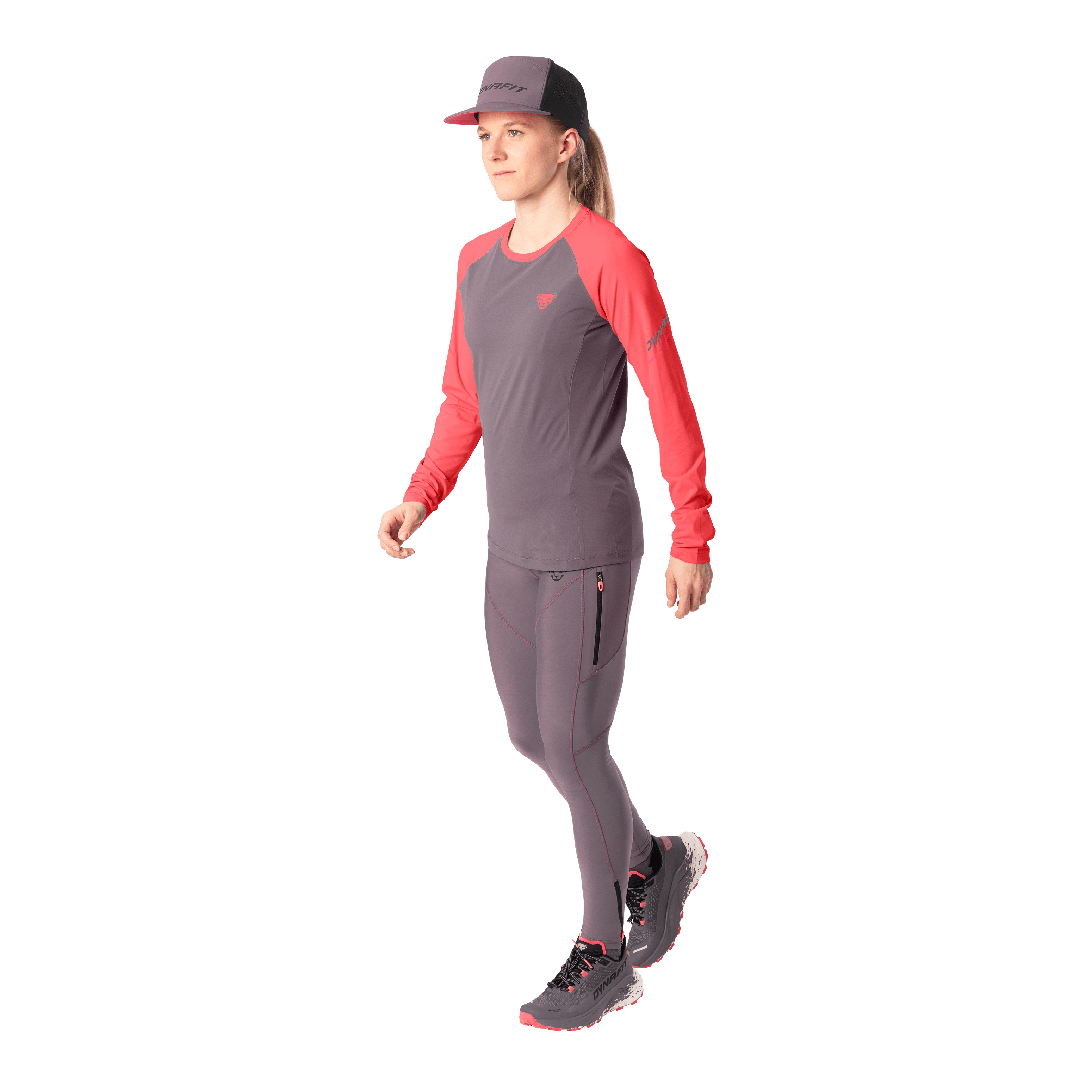Maglia a manica lunga Alpine pro da donna on_body image